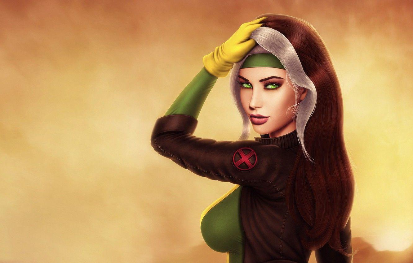 1332x850 Wallpaper Chest, Girl, Face, Hair, Beauty, X Men, Rogue, Marvel Comics, Anna Marie Image For Desktop, Section фантастика