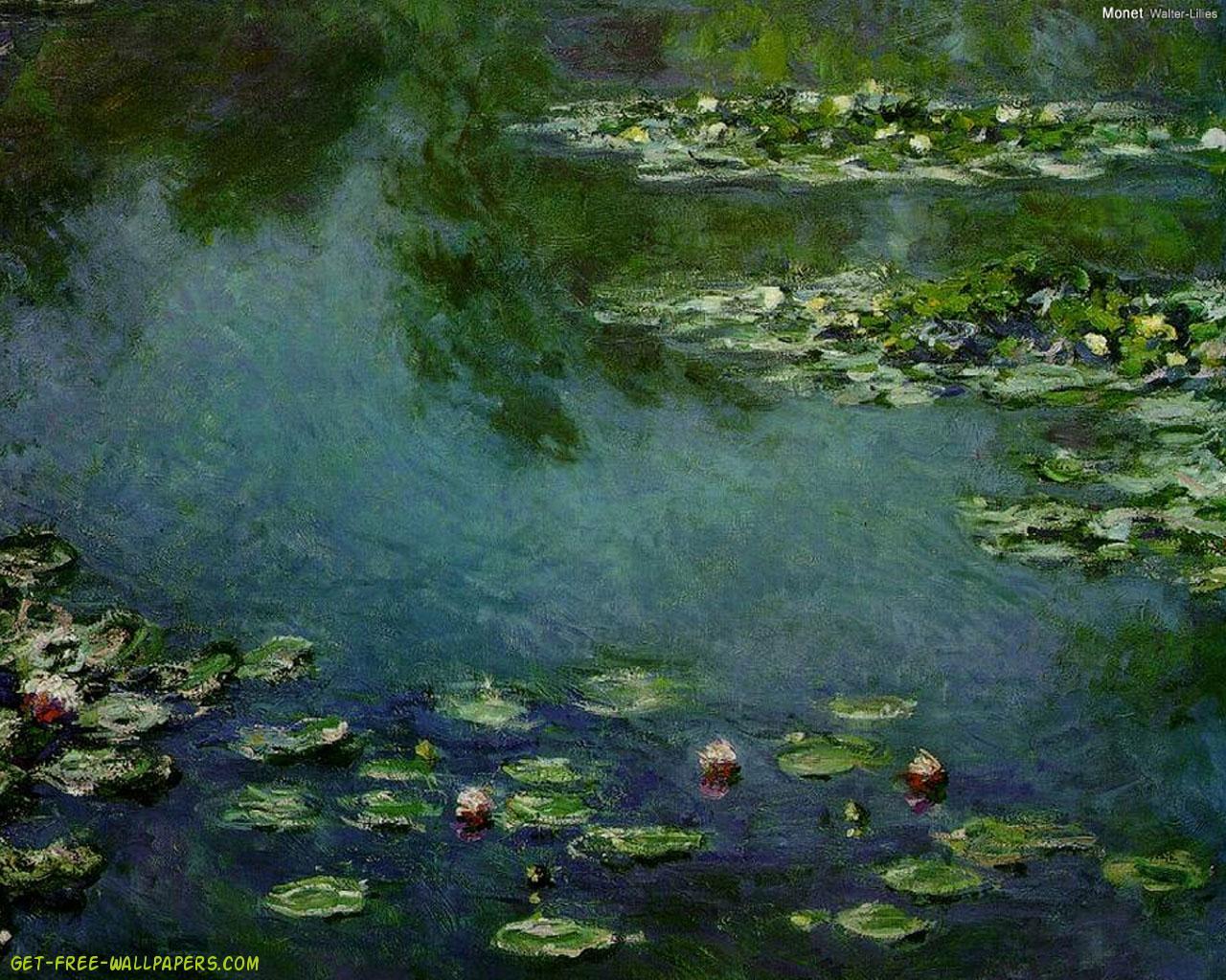 Monet Water Lilies Wallpapers Top Free Monet Water Lilies Backgrounds 