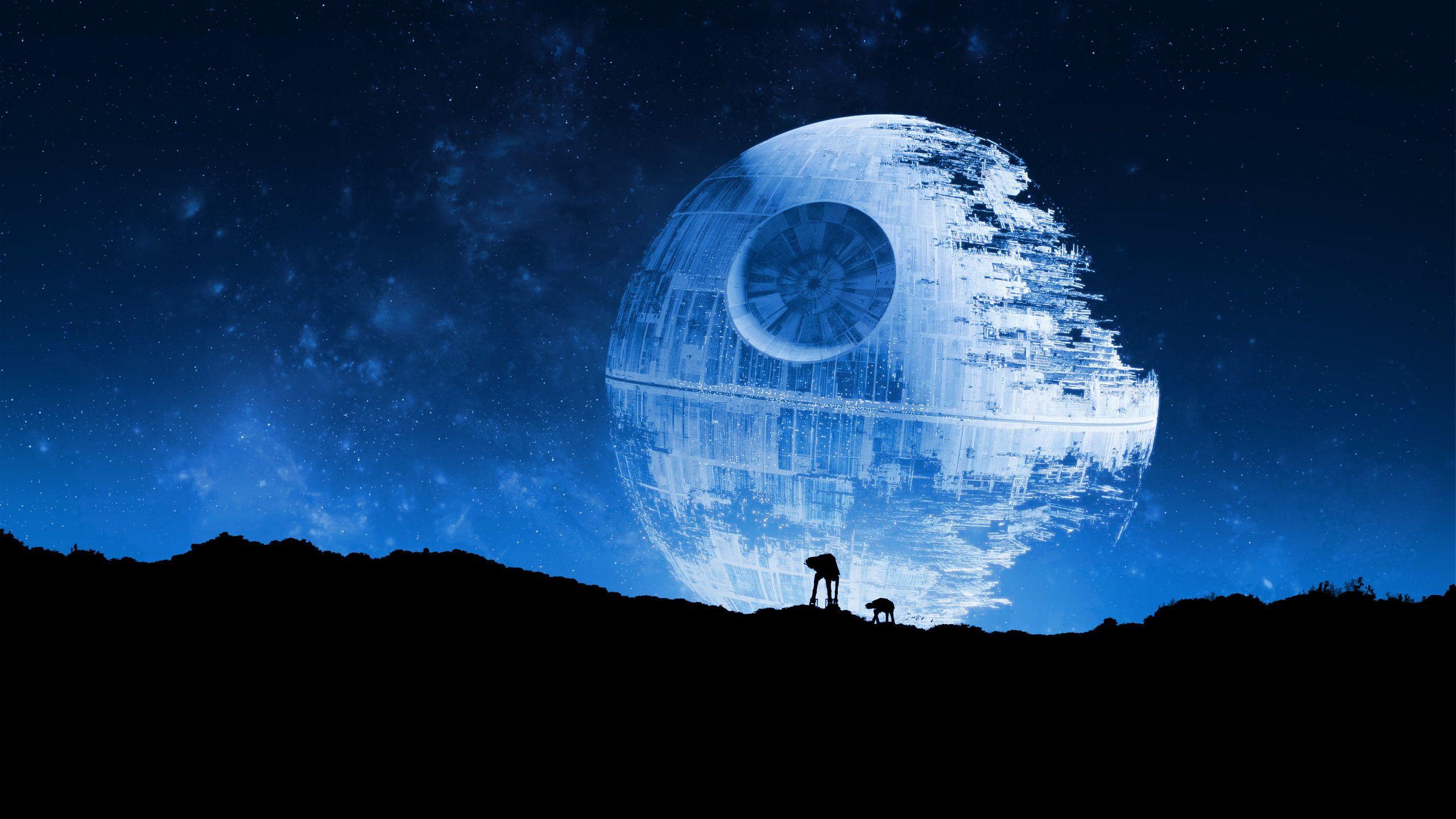 2560x1440 Death Star Wallpaper