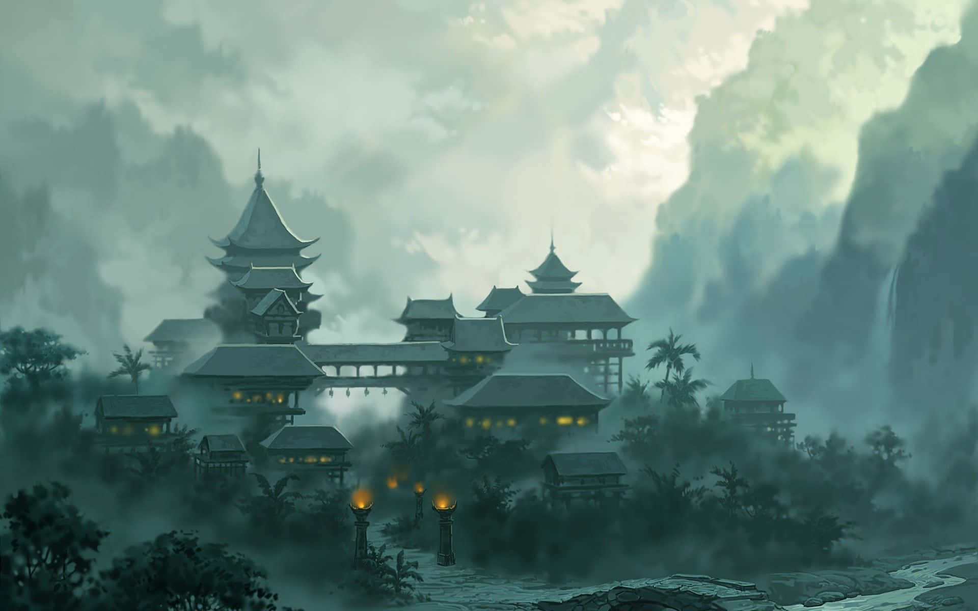 1920x1200 Asian Background