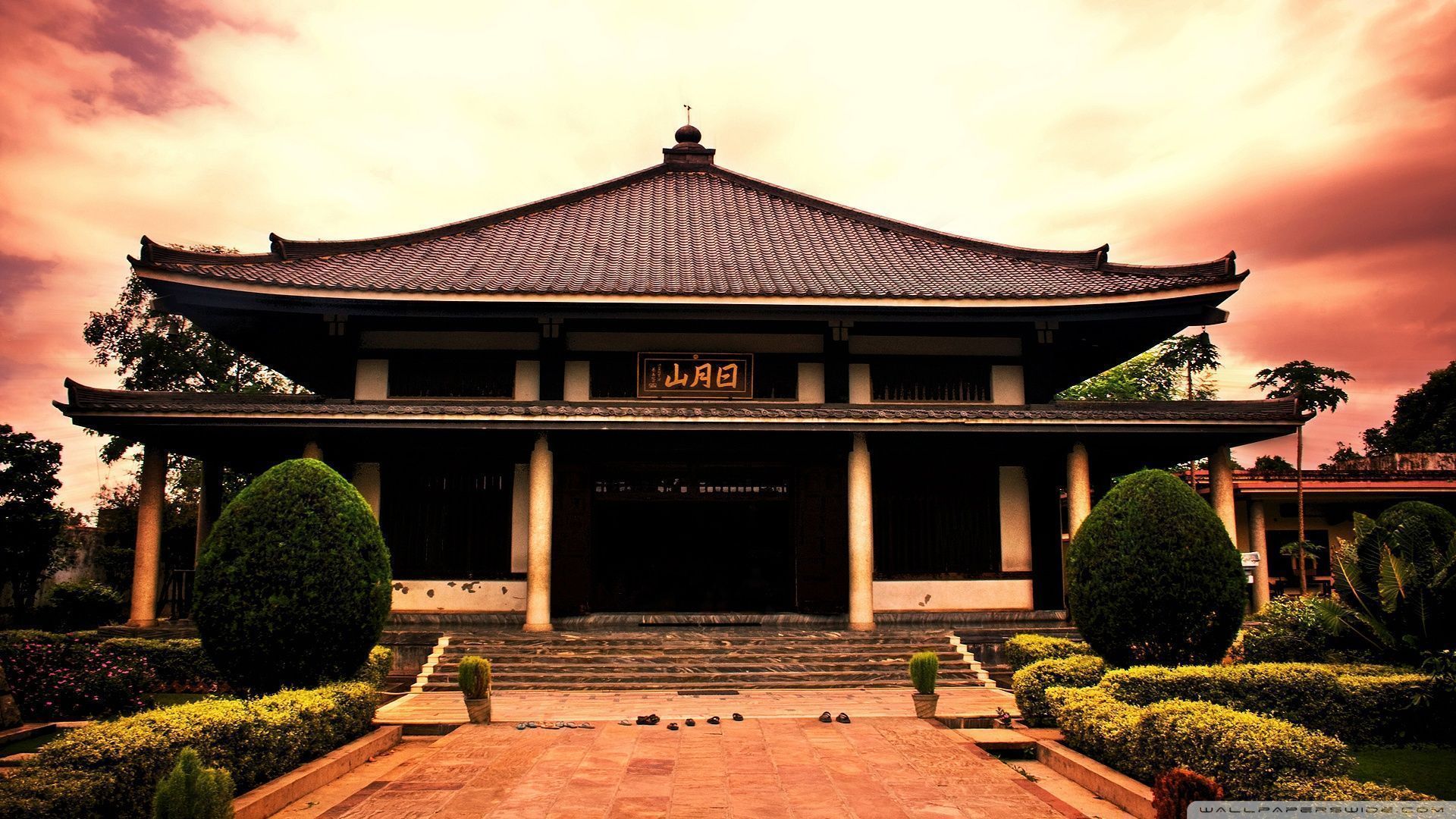 1920x1080 Chinese Temple Wallpaper