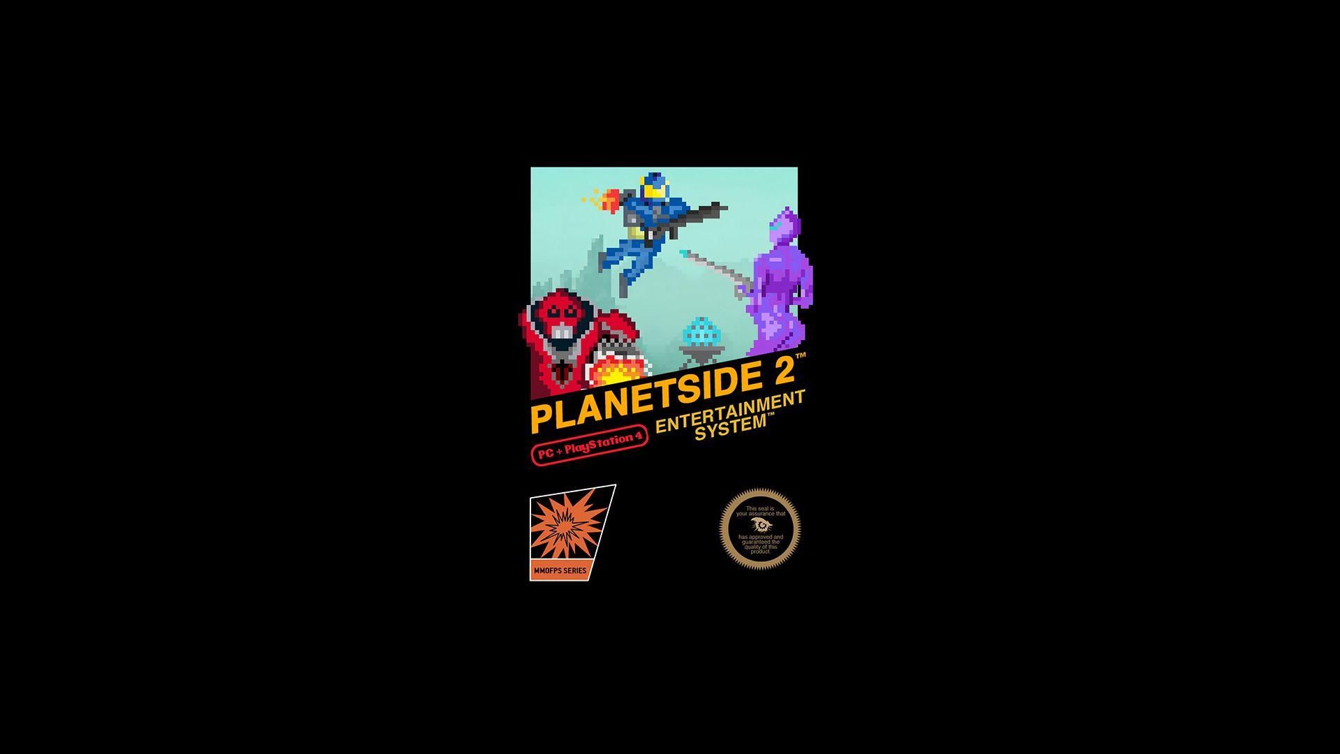 1920x1080 Planetside Retro Games, Pixel Art, PC Gaming, Nintendo