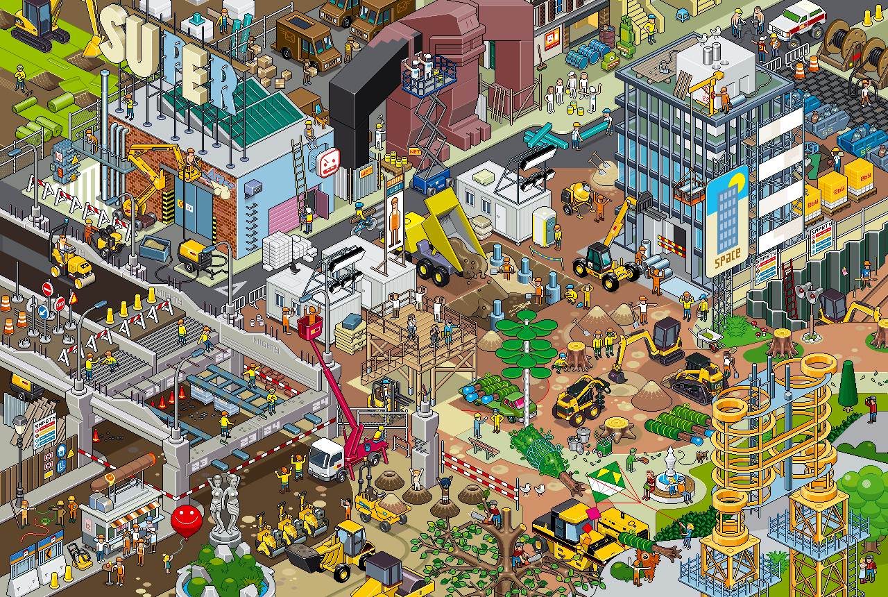 1280x860 eBoy Pixel Art 4 Wallpaper Walls - HD