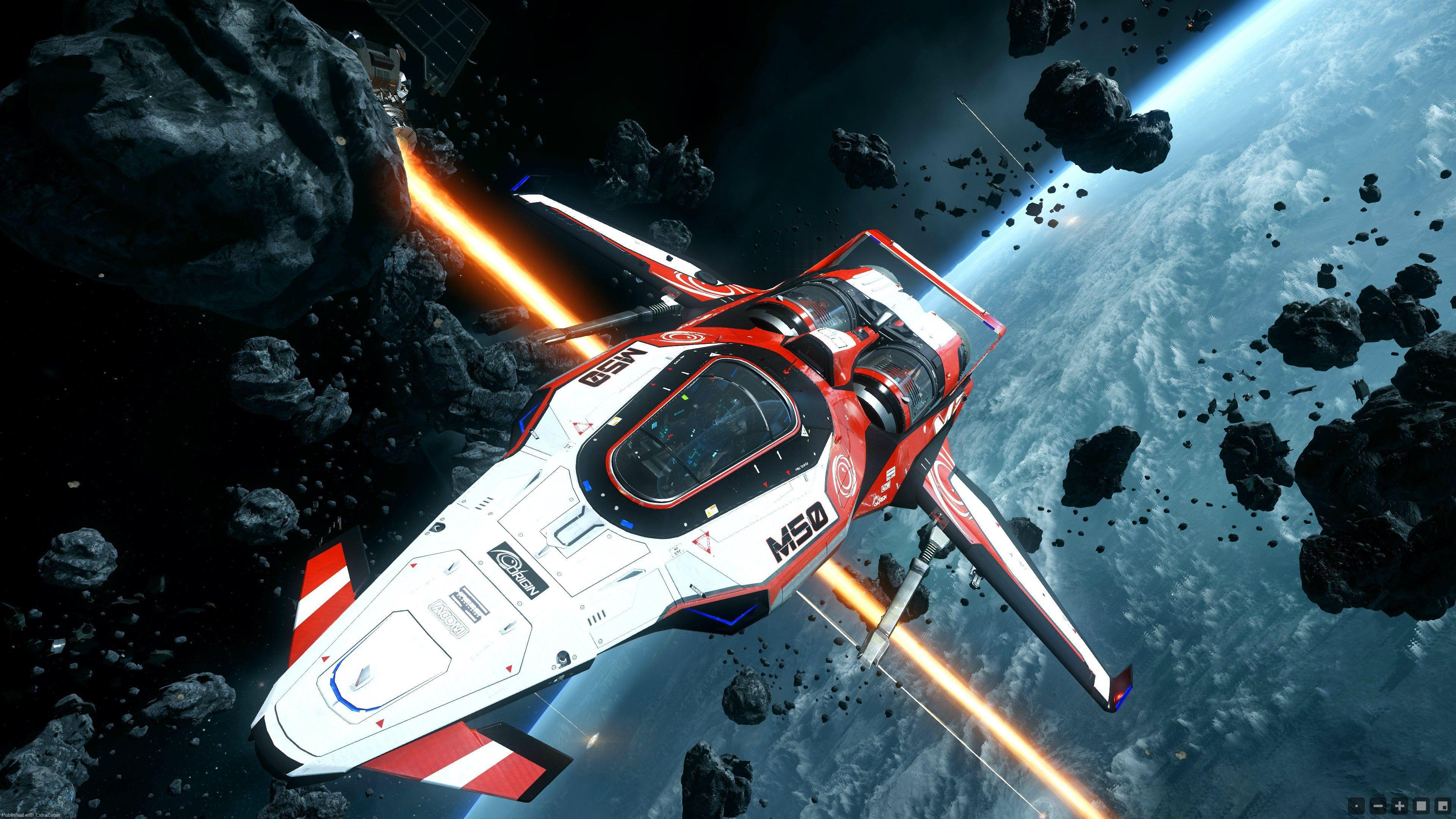 Download wallpaper 2560x1440 arrow, spaceship, star citizen, dual wide 16:9  2560x1440 hd background, 15868