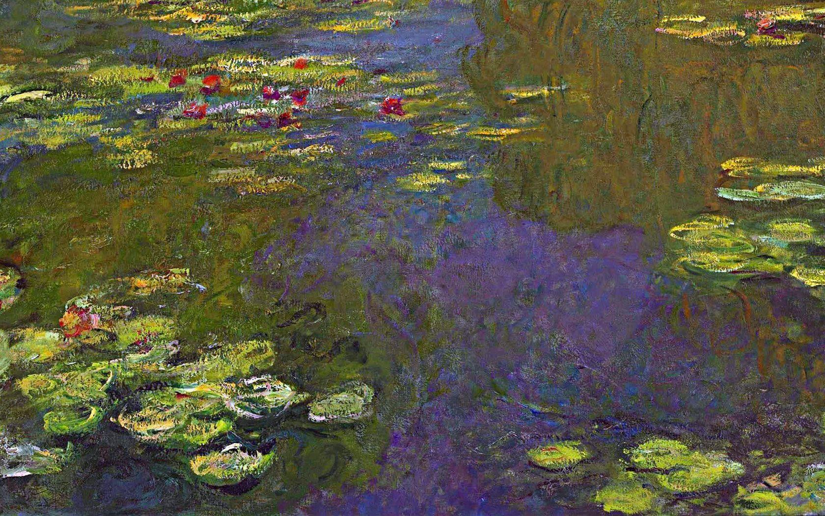 Monet Water Lilies Wallpapers - Top Free Monet Water Lilies Backgrounds ...