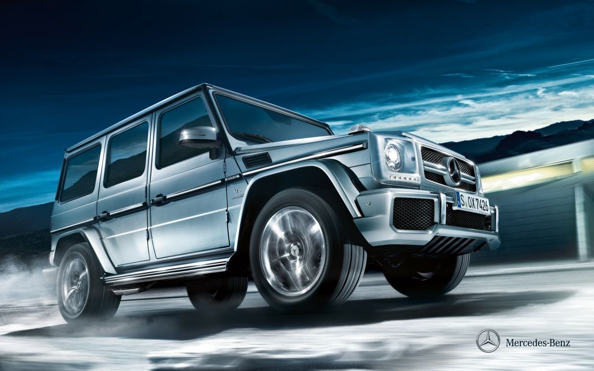 1200x750 Wallpaper Silver Mercedes Benz g Class