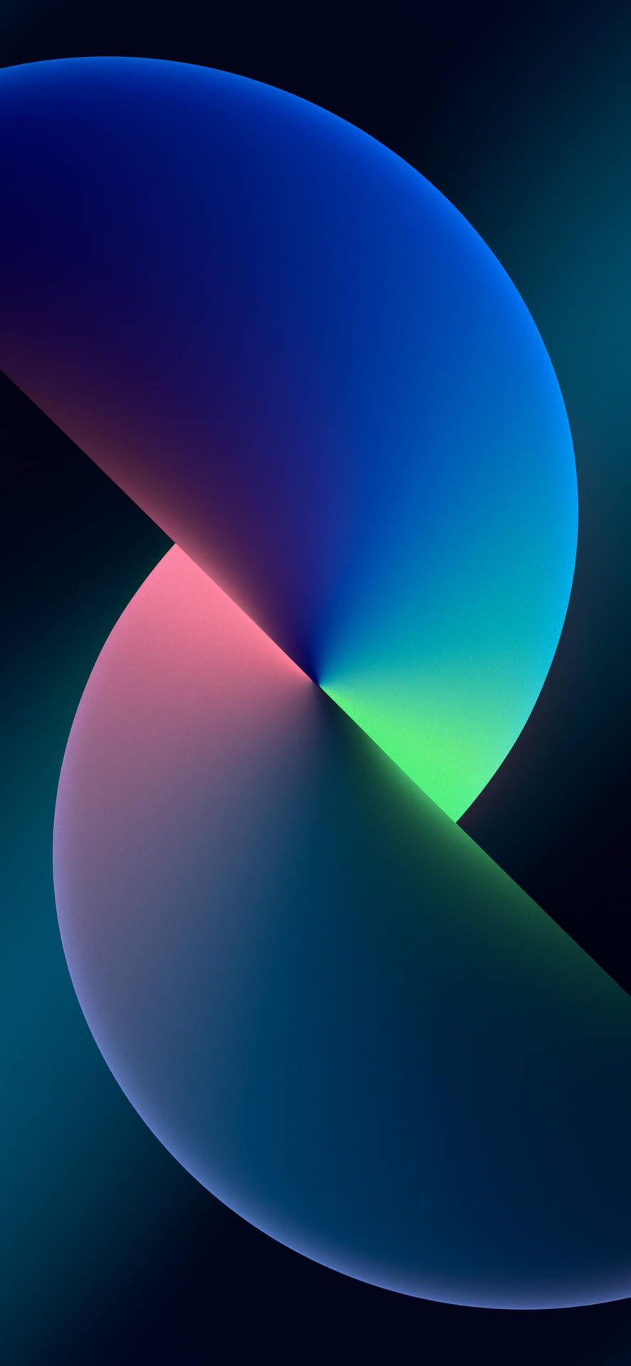 887x1920 Download iPhone 13 Dark Blue Wallpaper
