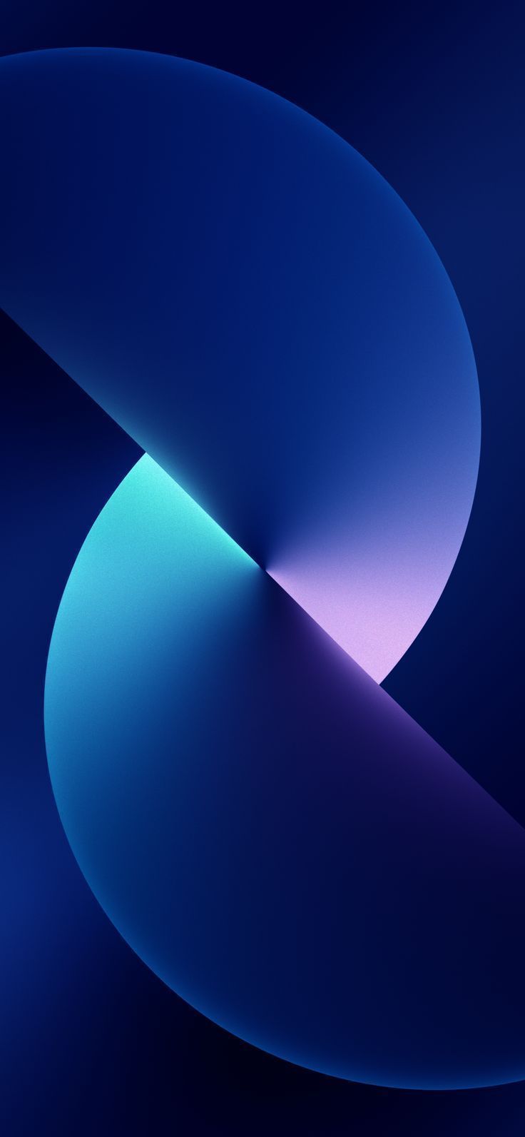 736x1593 iPhone 13 Blue Wallpaper