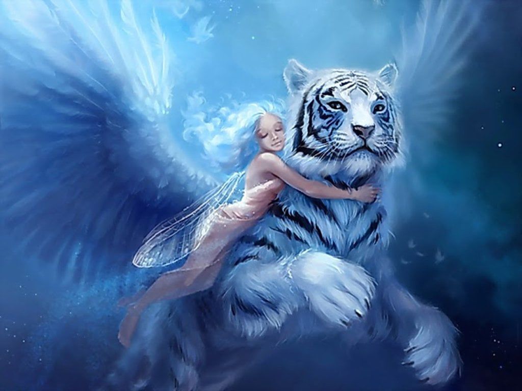 1024x768 HD Tiger fantasy art [1280×1024] : r