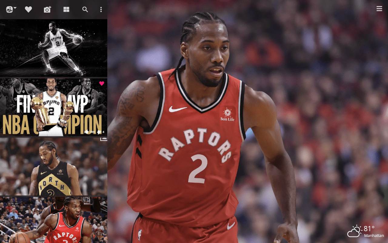 1280x800 Kawhi Leonard HD Wallpaper New Tab Theme Fan Tab