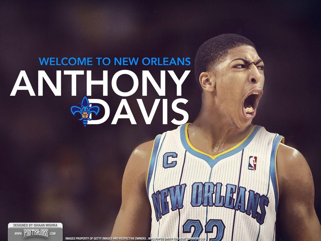 1024x768 Anthony Davis Hornets Wallpaper