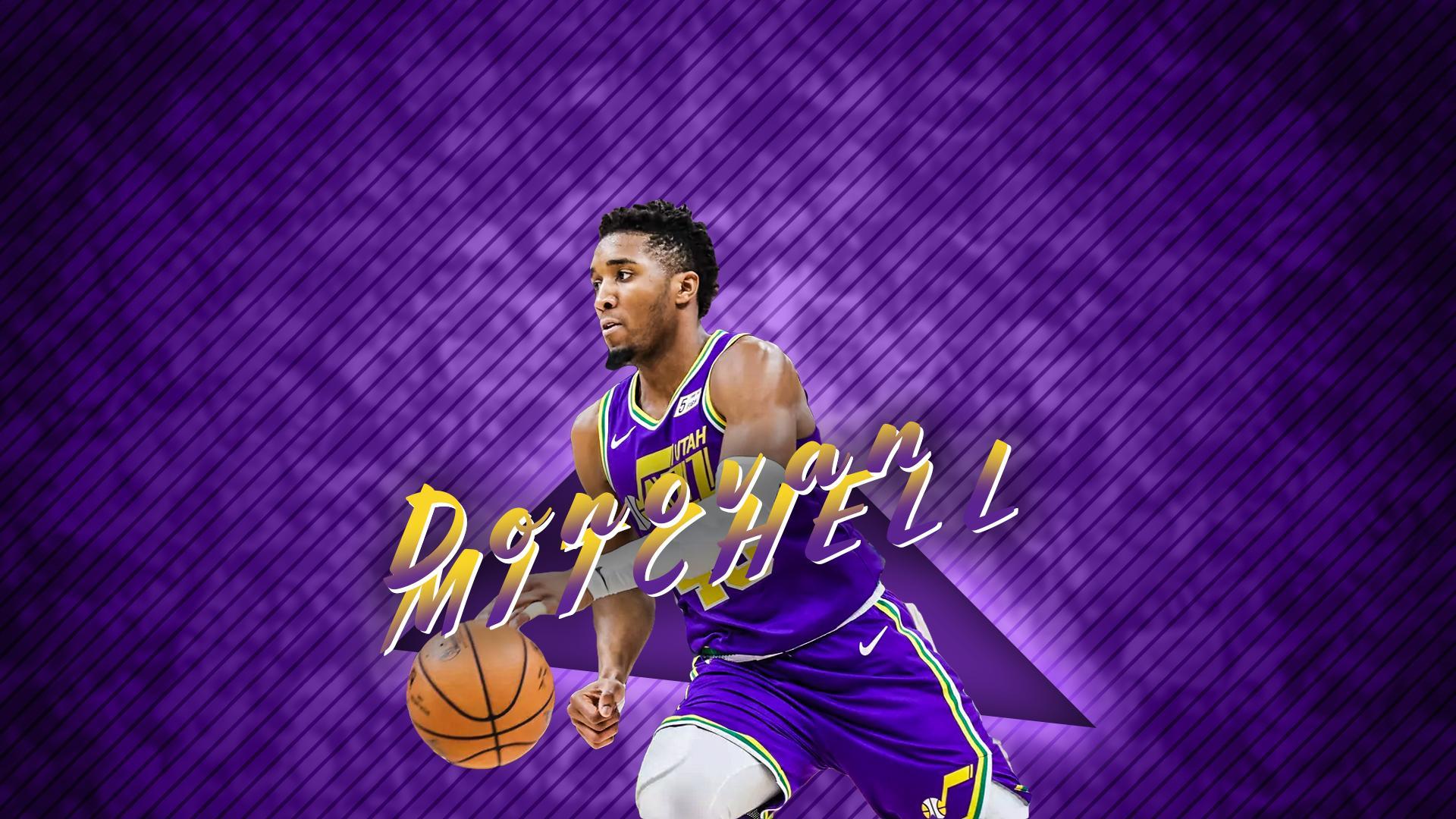 Donovan Mitchell Wallpapers Top Free Donovan Mitchell Backgrounds Wallpaperaccess