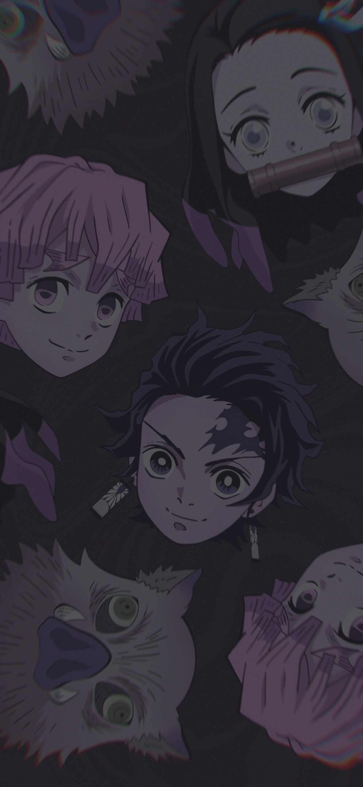 1183x2560 Demon Slayer Gang Wallpaper Slayer Anime Wallpaper