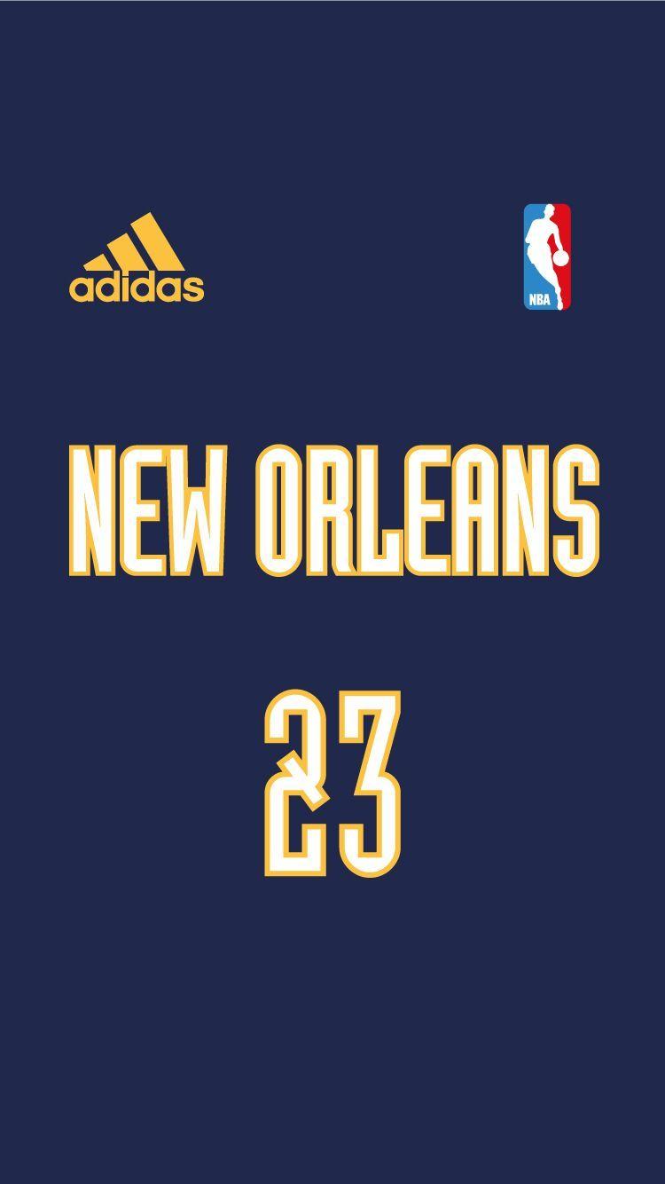 750x1334 PELICANS. Jeje. Nba shirts, Adidas nba, Nba basketball