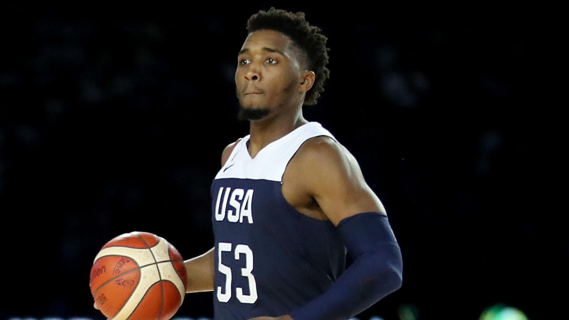 1920x1080 FIBA World Cup: Donovan Mitchell reacts on Team USA's loss