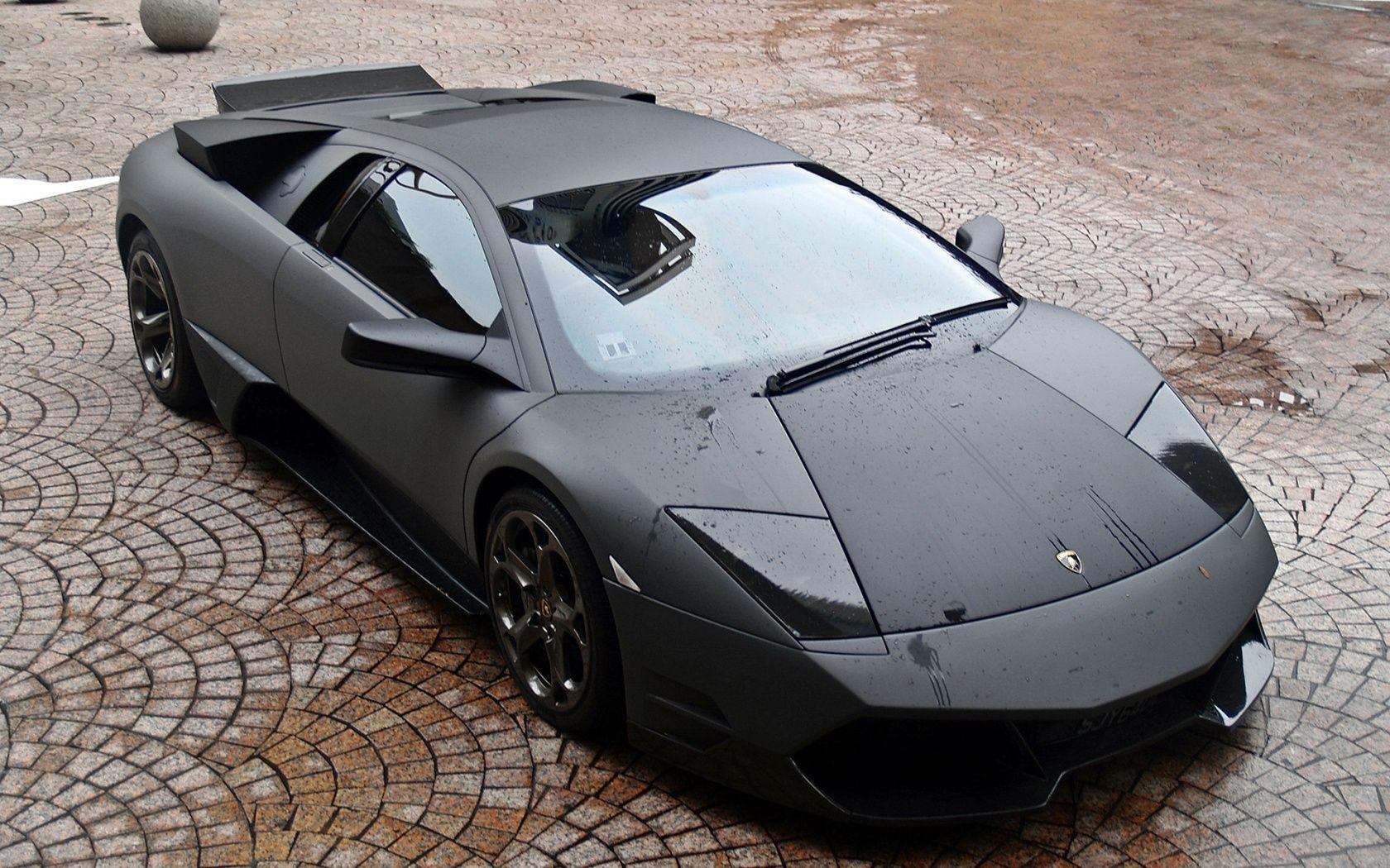 1680x1050 Black matte lamborghini wallpaperx1050