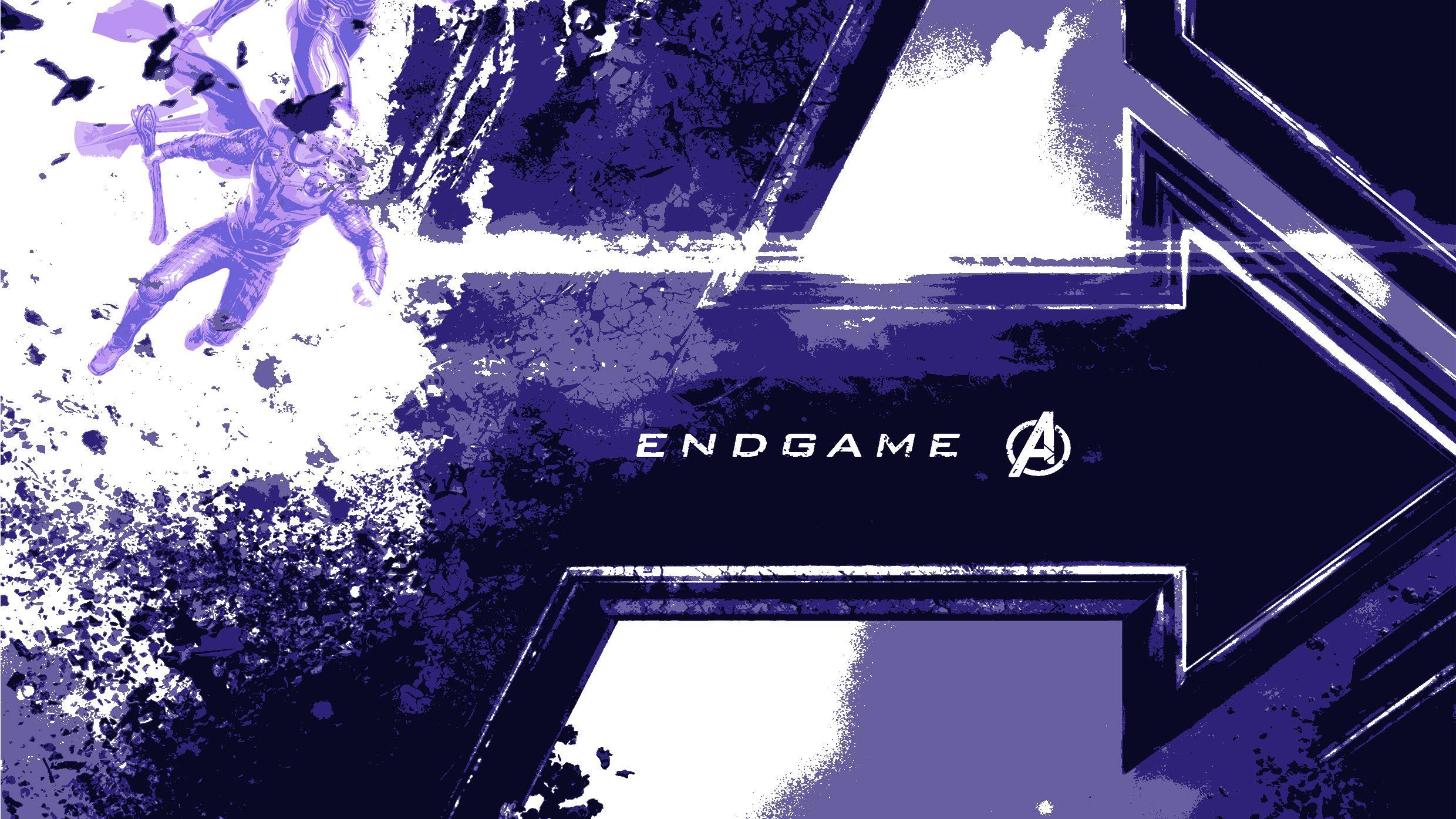 2480x1395 Avengers End Game Logo, HD Movies, 4k Wallpaper, Image