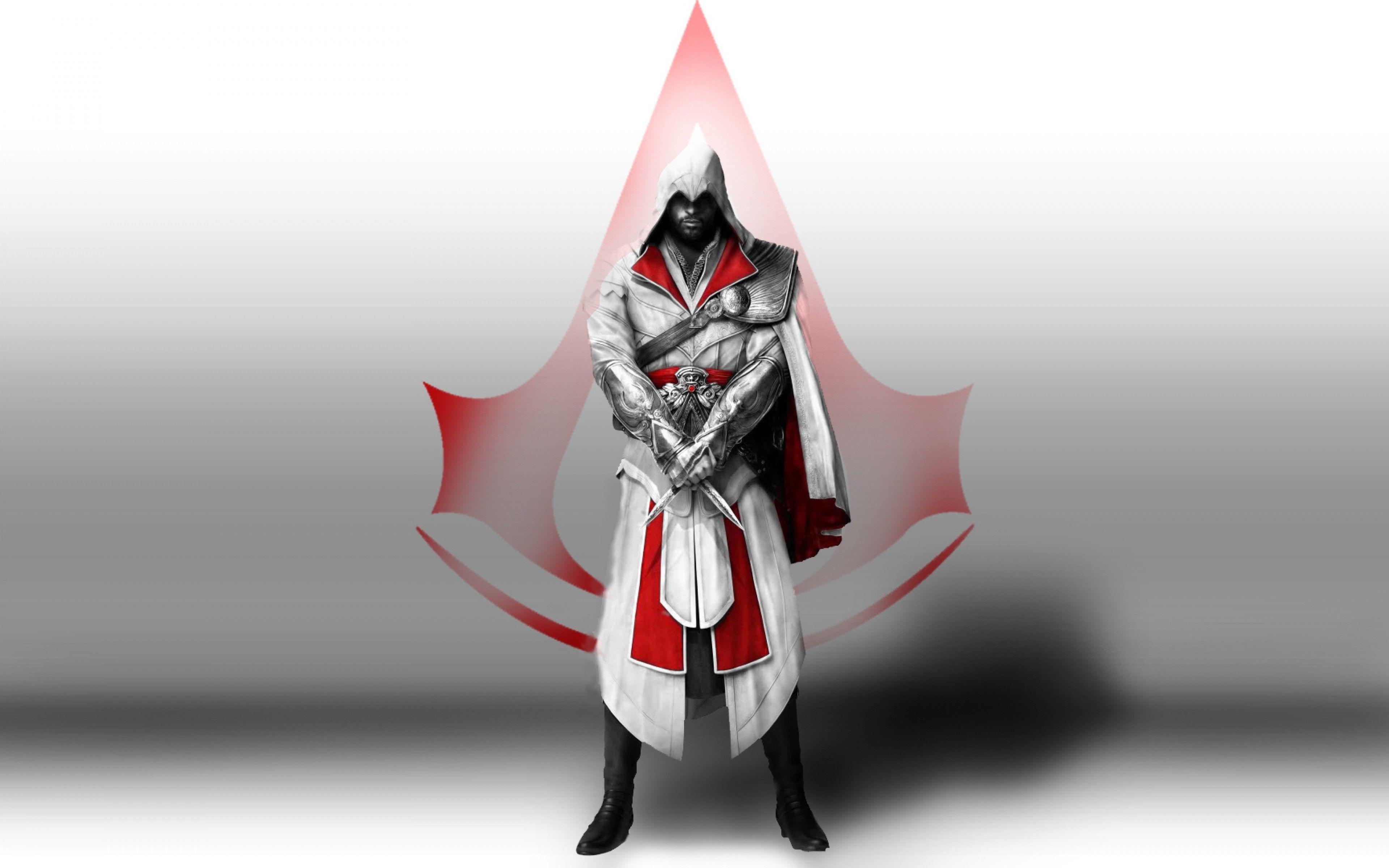 3840x2400 Logo Assassins Creed Wallpaper Desktop Photo HD Free