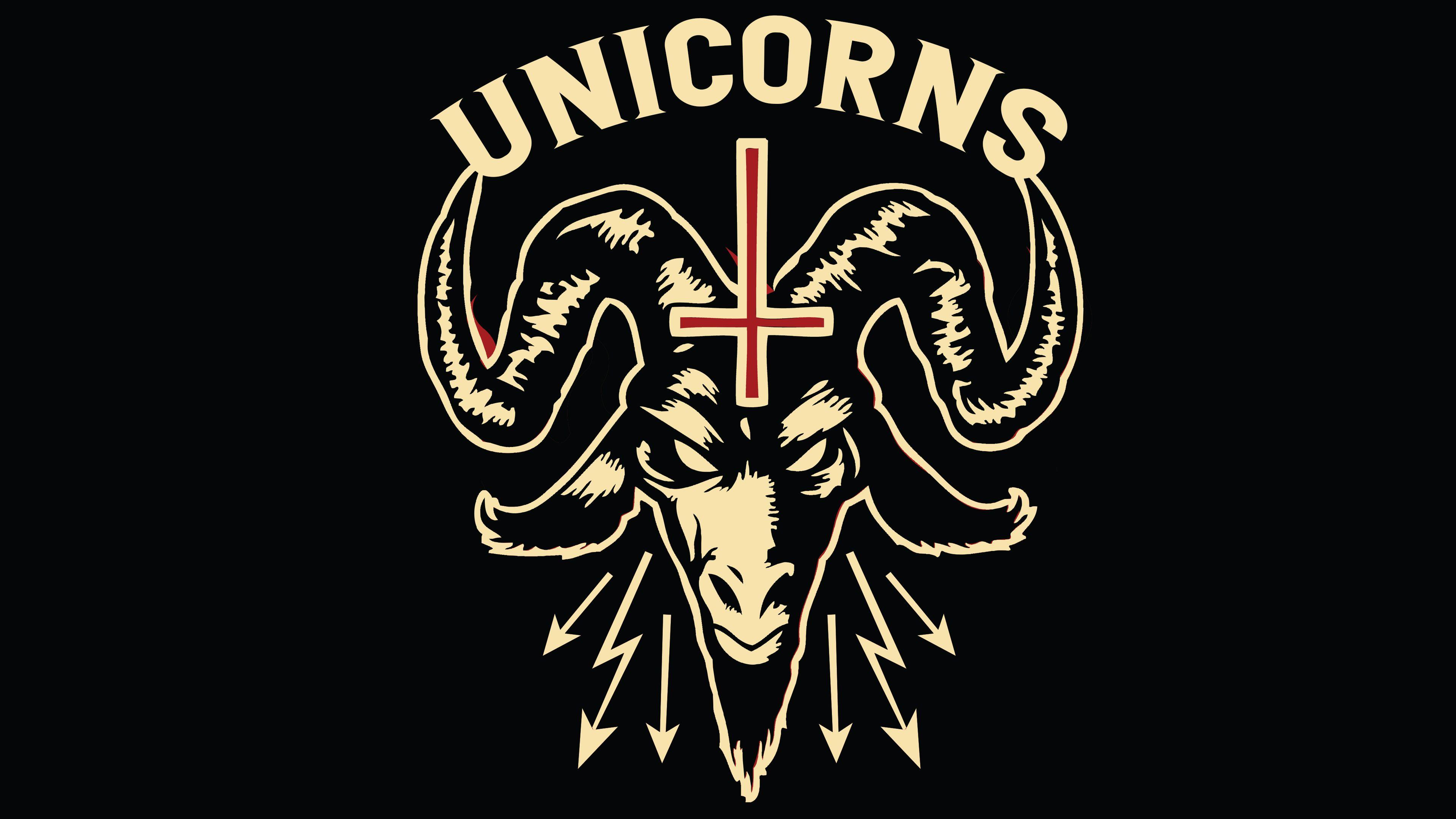 3840x2160 Death Metal Unicorn Chromebook Wallpaper