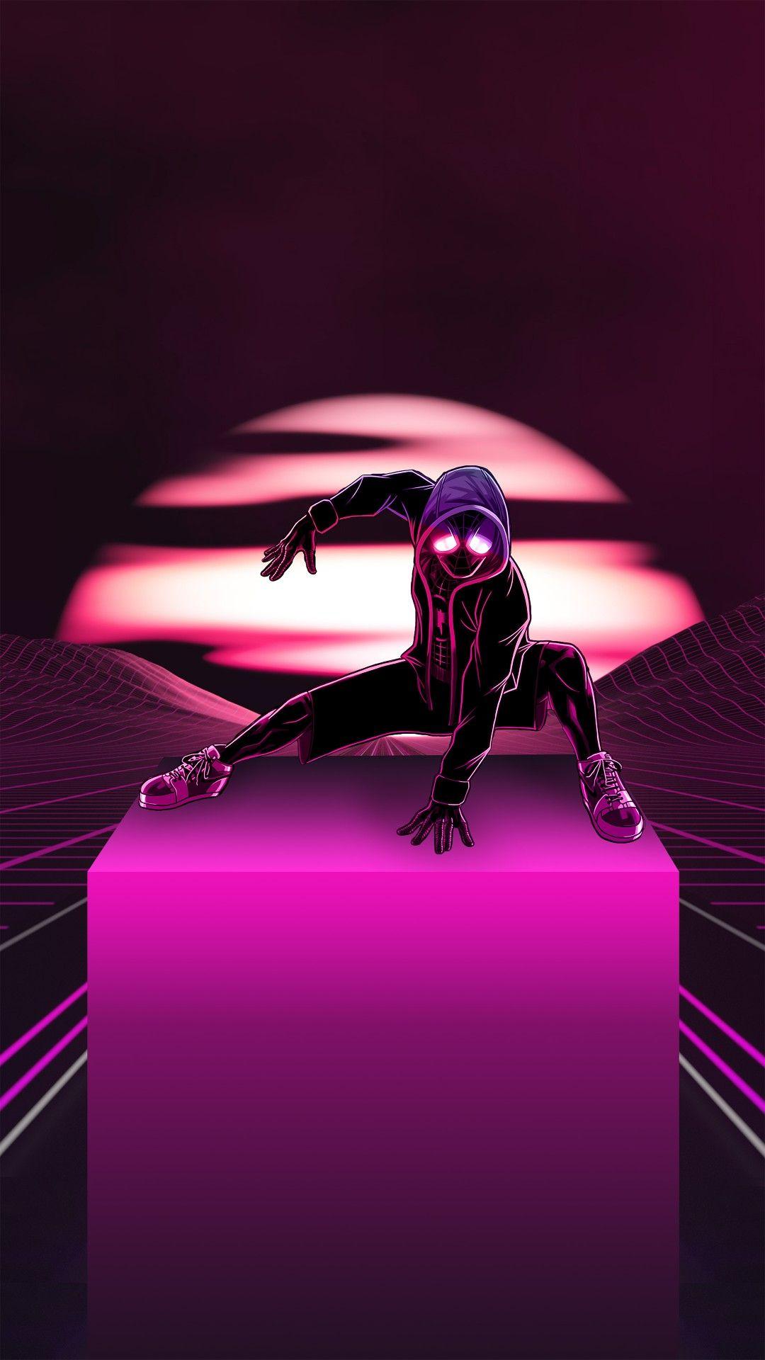 1080x1920 Miles Morales trong Spider Man Into The Spider Verse 4K