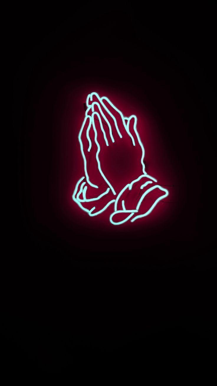 736x1308 Misc #neon #hands #prayer #wallpaper HD 4k Hintergrund für Android :) k #Android #für #hands #HD #Hint. Wallpaper iphone neon, Neon wallpaper, Cool wallpaper