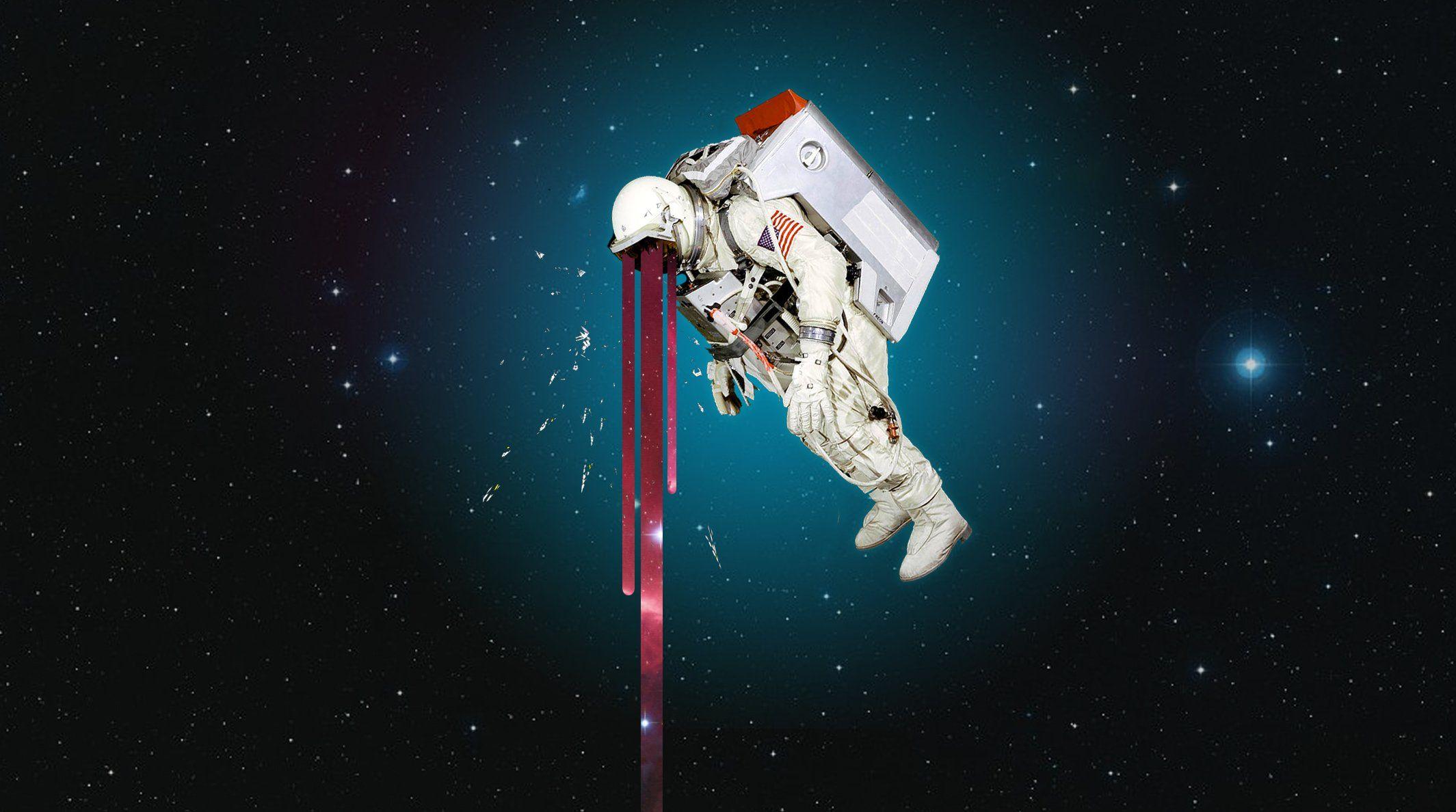 2129x1188 Astronaut HD wallpaper
