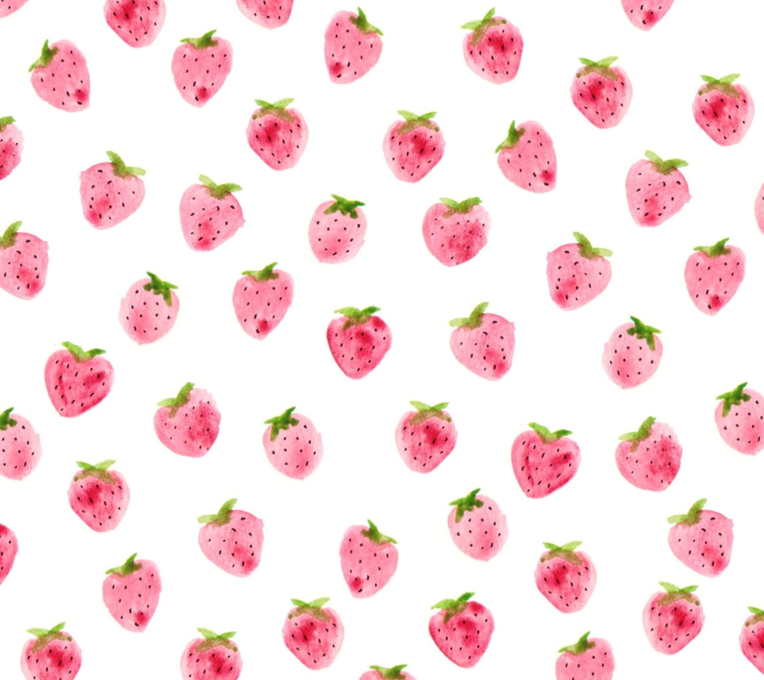 2571x2286 Strawberry Desktop Wallpaper