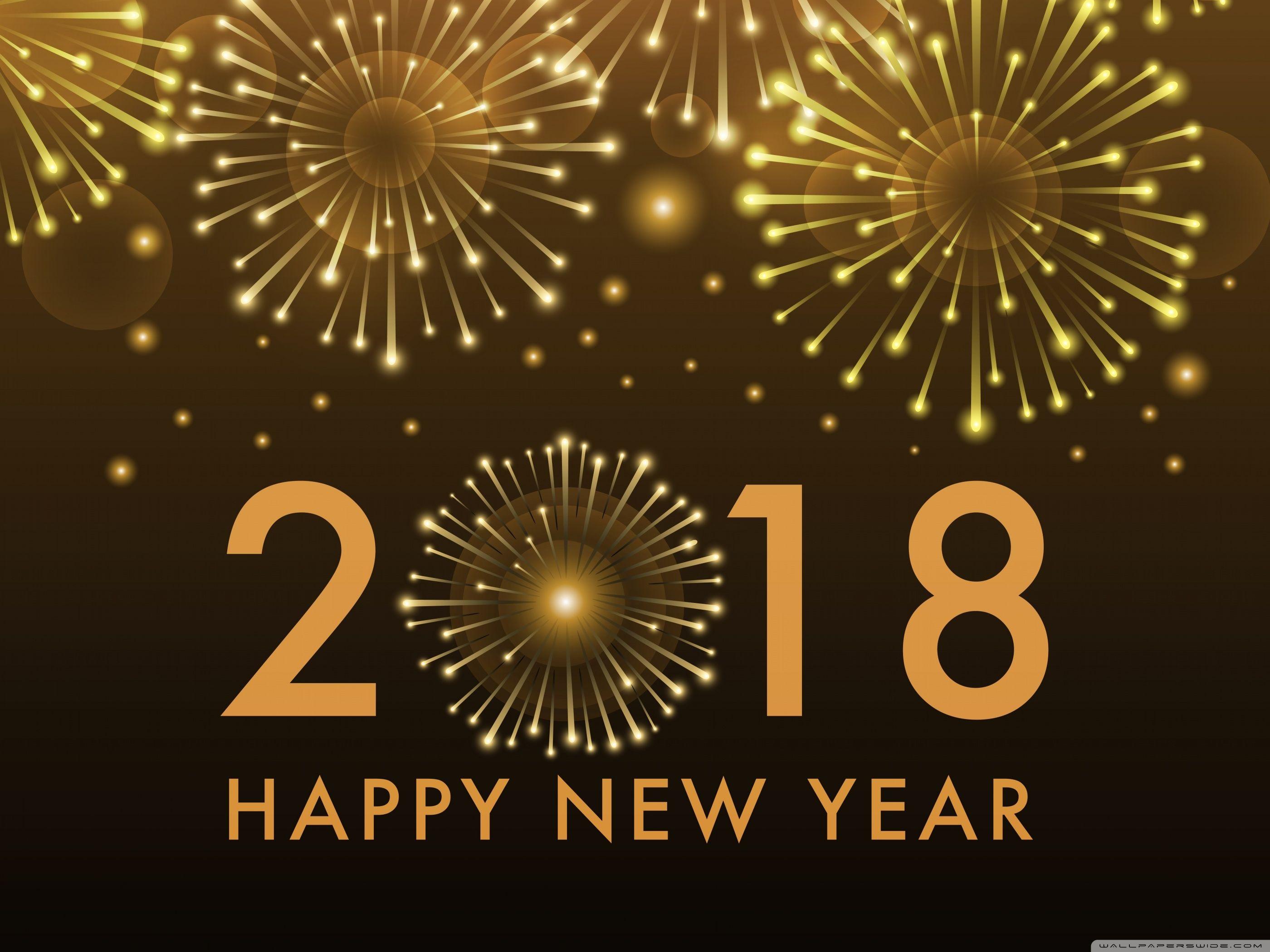 2800x2100 Happy New Year 2018 ❤ 4K HD Desktop Wallpaper for 4K Ultra