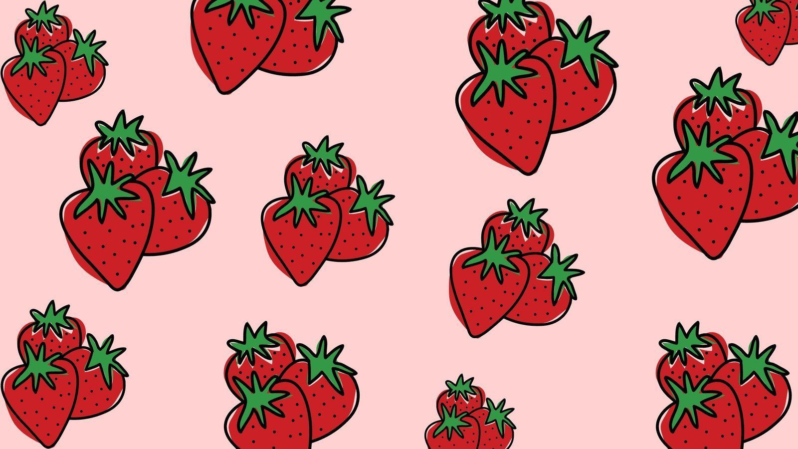 Strawberry PC Wallpapers Top Free Strawberry PC Backgrounds 13846600