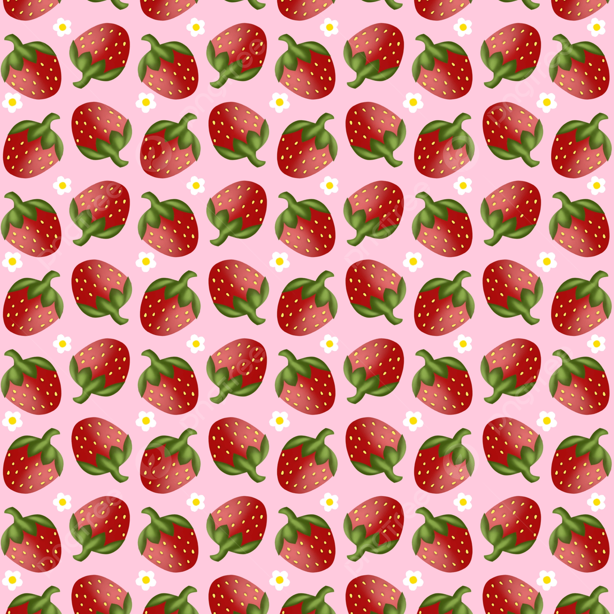 1200x1200 Cute Strawberry Background Image, HD