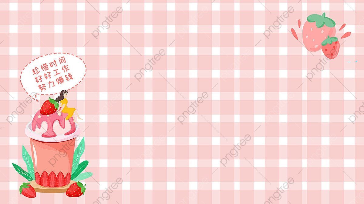 1200x675 Computer Wallpaper Strawberry Girl Pink