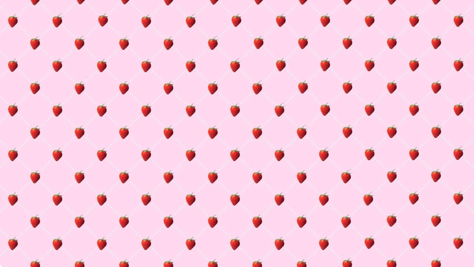 1920x1080 Strawberry Desktop Wallpaper