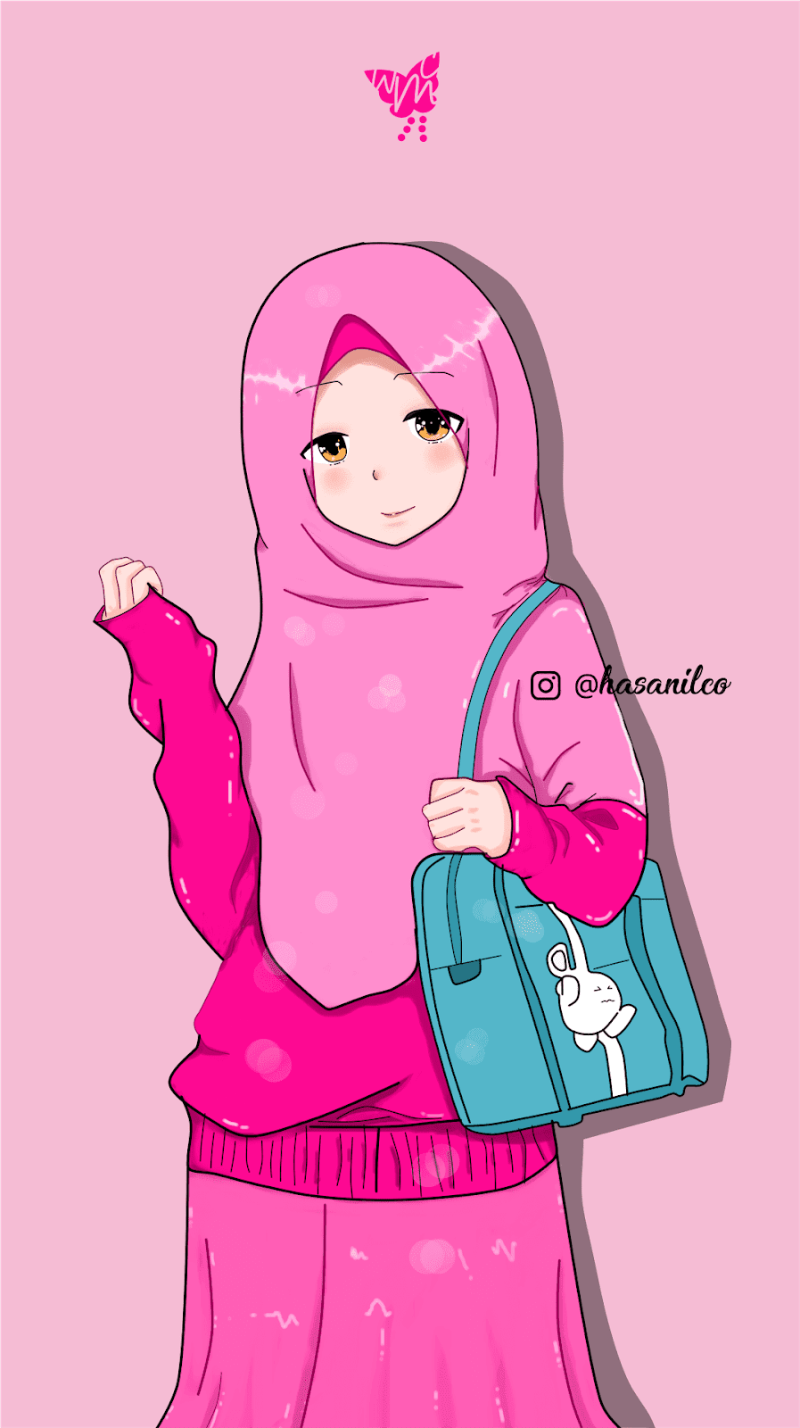 897x1600 Cute Muslimah Wallpaper HD