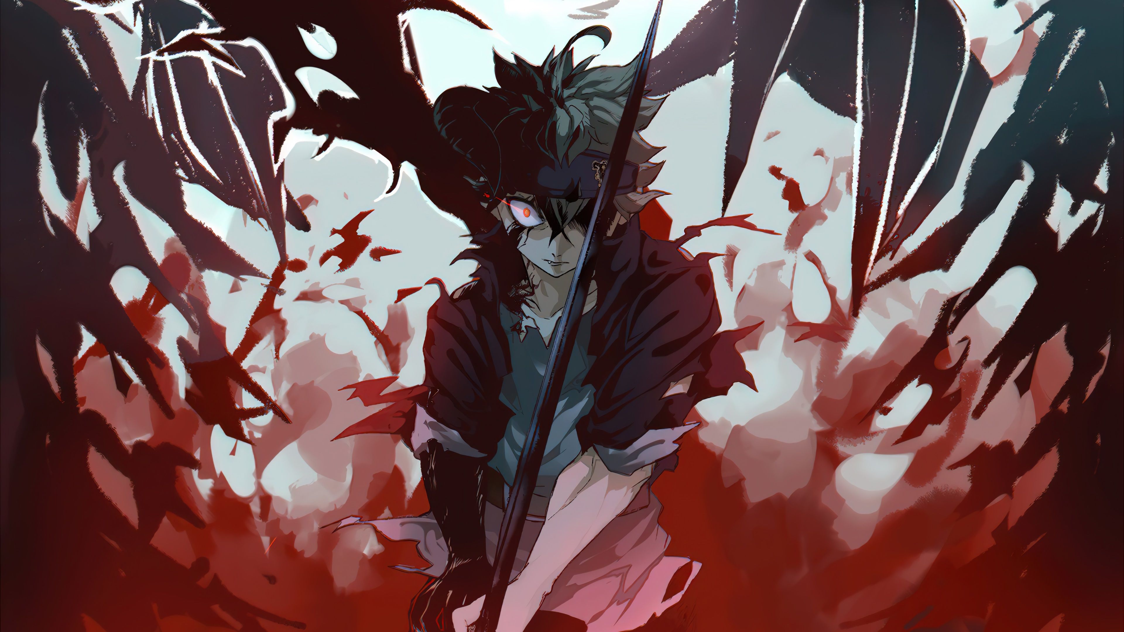 3840x2160 Asta (Black Clover) wallpaper