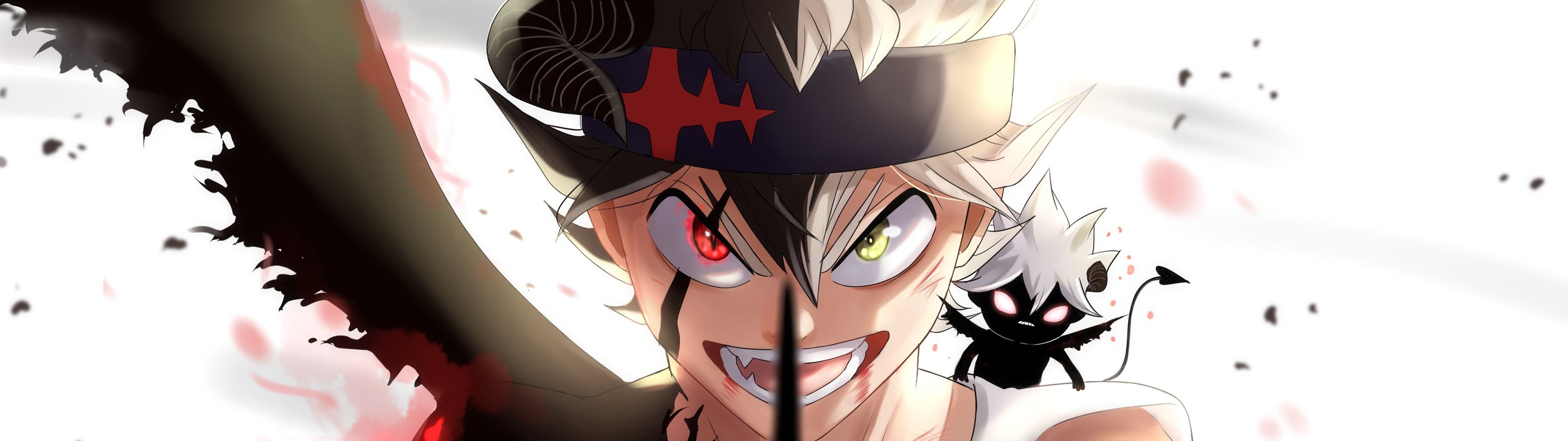 3840x1080 Asta Wallpaper 4K, Black Clover