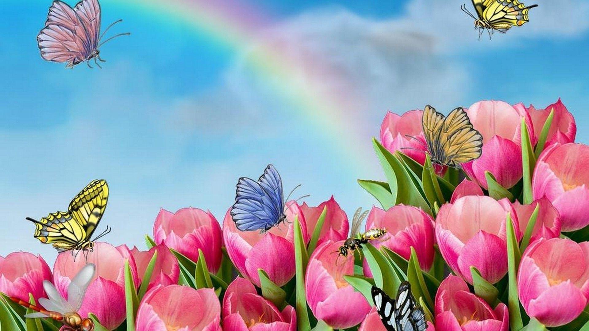 most beautiful flowers animated wallpapers