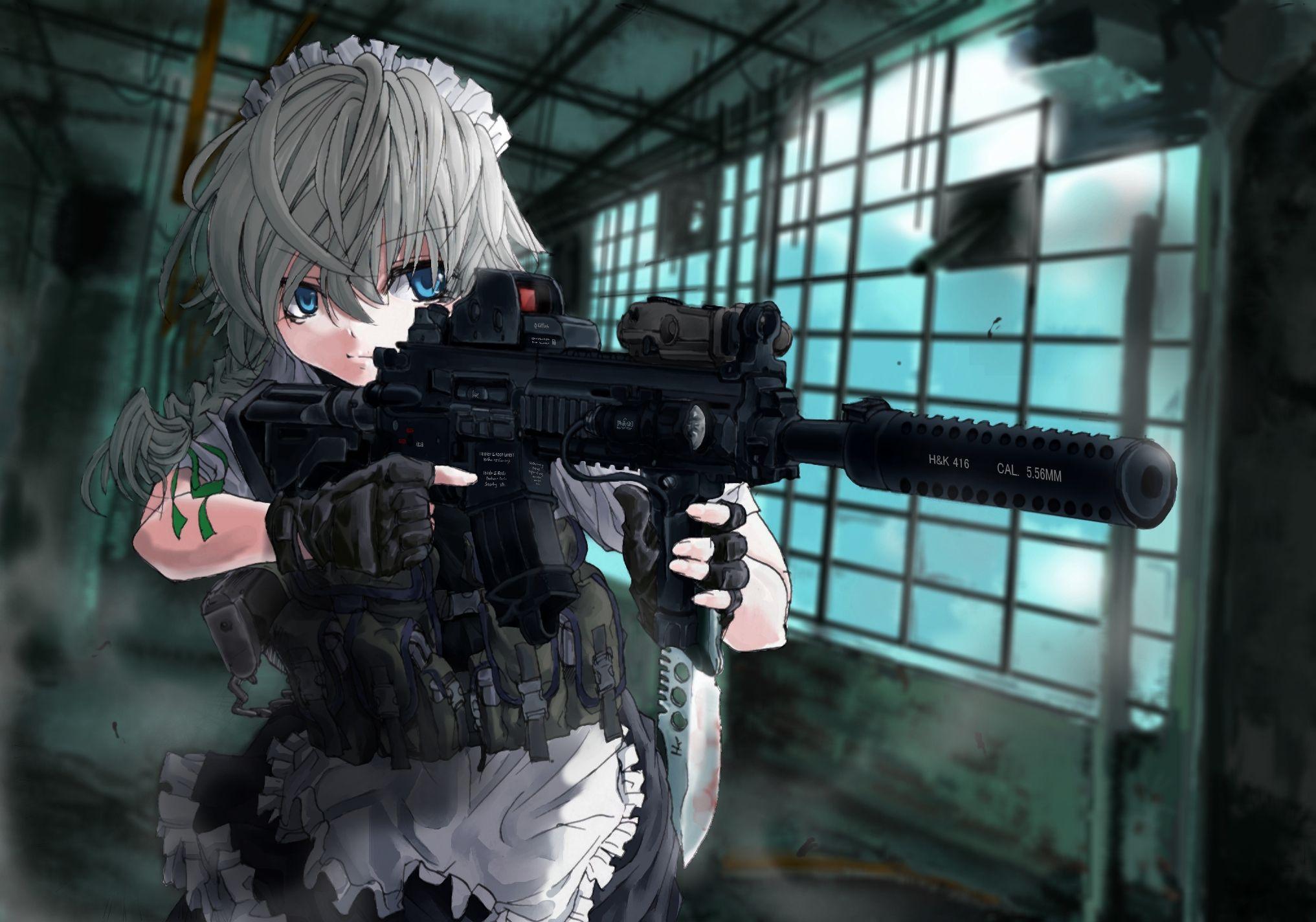 Anime Military Girl Wallpapers  Top Free Anime Military Girl Backgrounds   WallpaperAccess