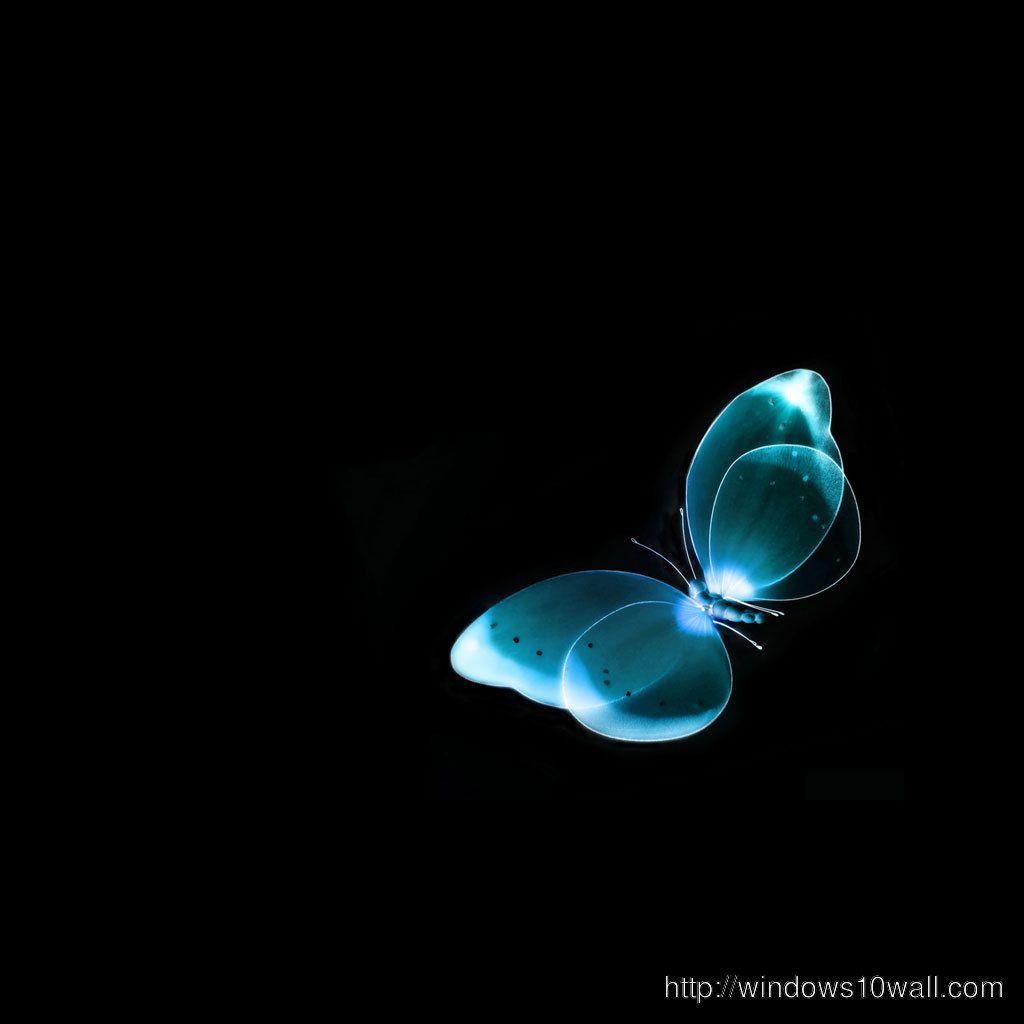 1024x1024 Dark Butterfly ipad background wallpaper