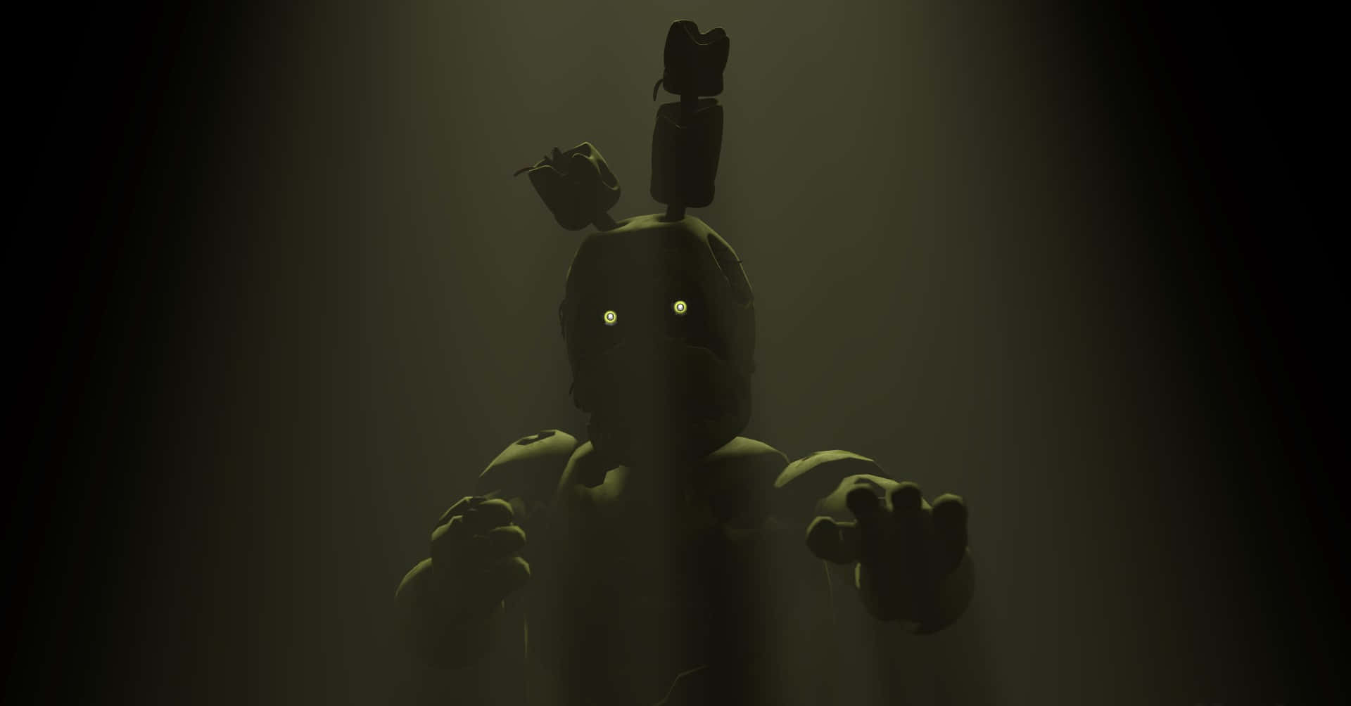 1920x1004 Dark. FNAF Character Wallpaper