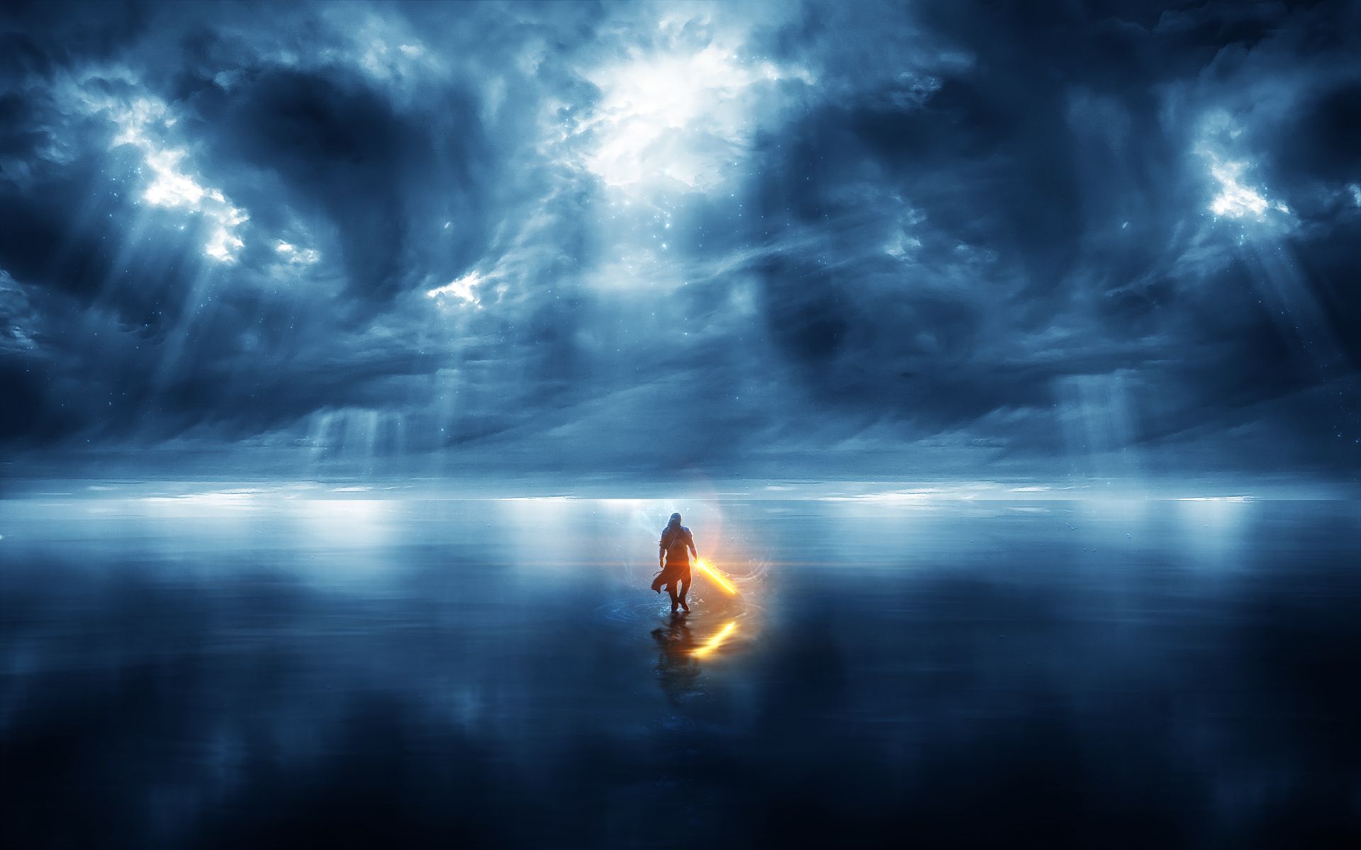 1920x1200 Epic Fantasy Warrior HD Wallpaper