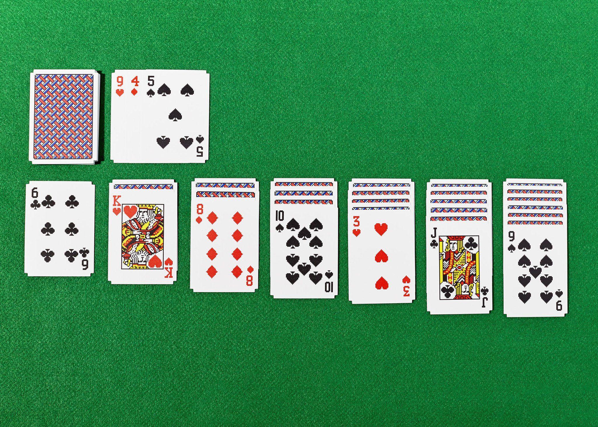 solitaire card game on line