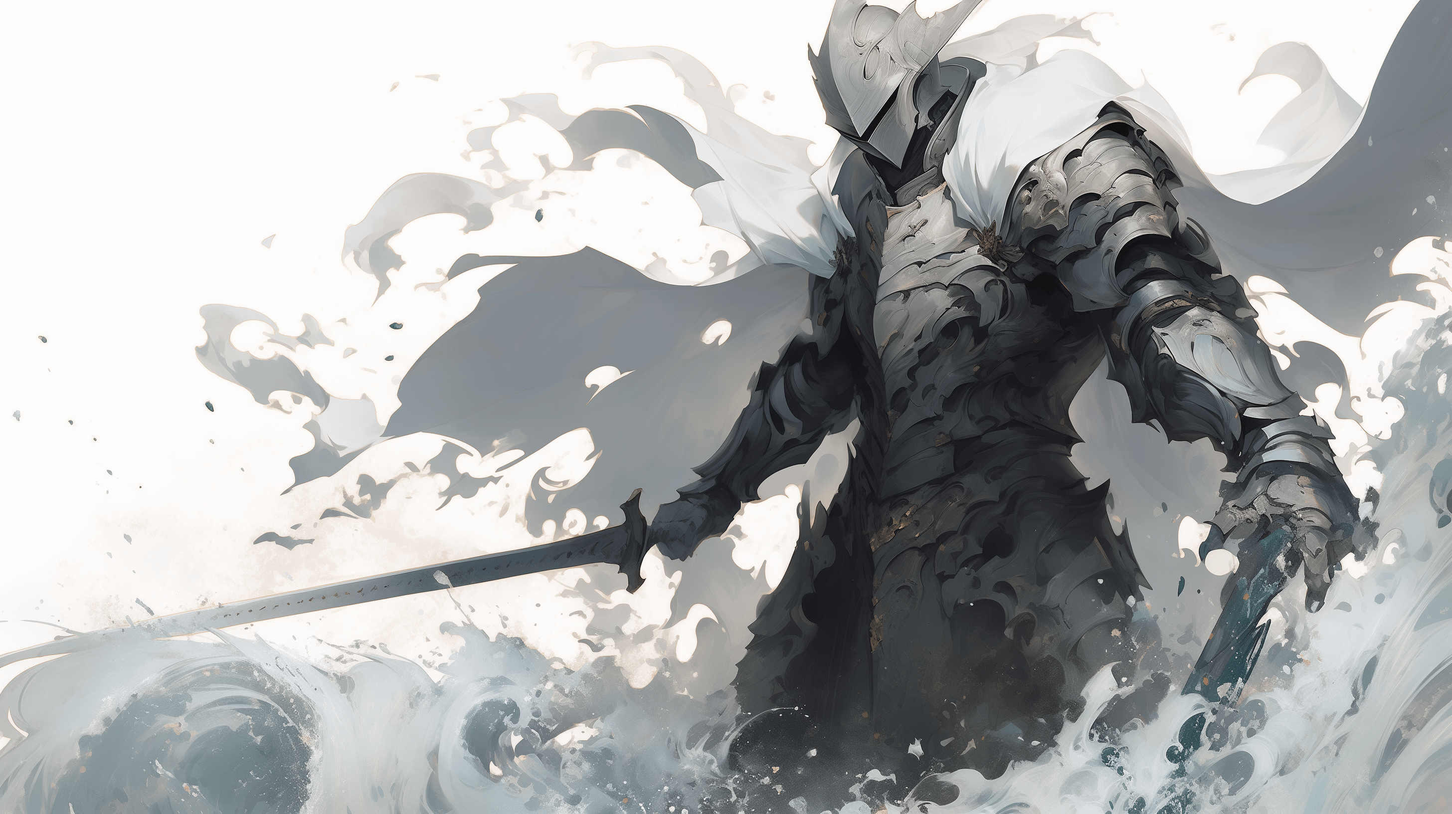 2912x1632 Epic Fantasy Knight HD Wallpaper