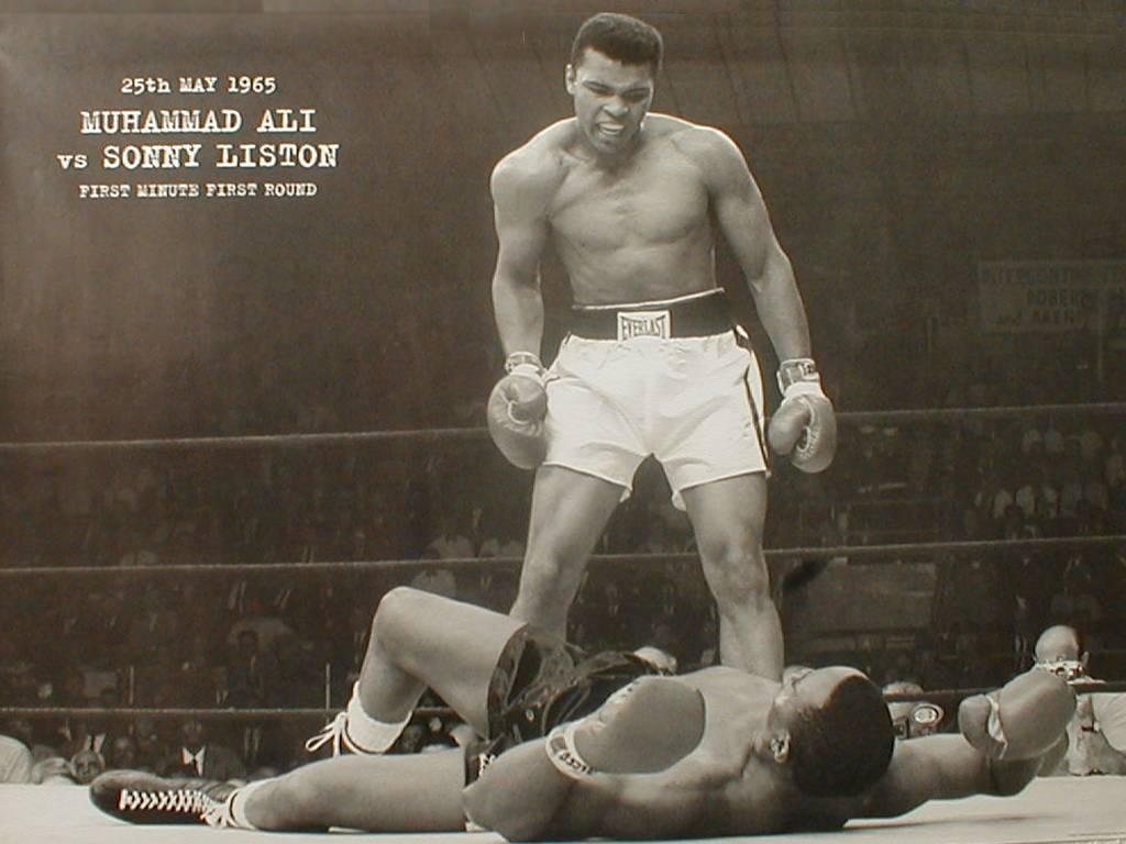 1024x768 Muhammad Ali vs Sonny Liston. Muhammad