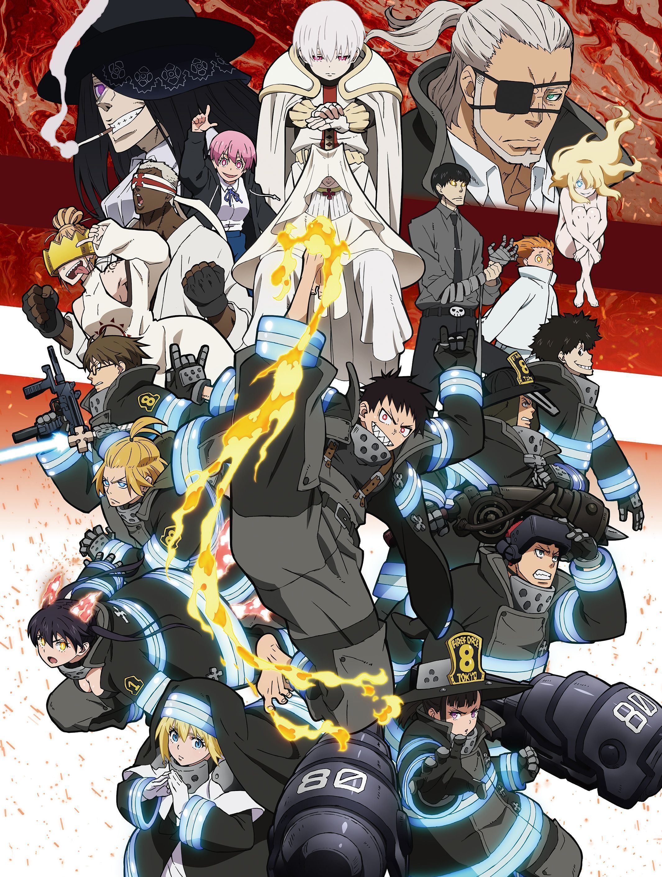 2131x2823 Fire Force Anime