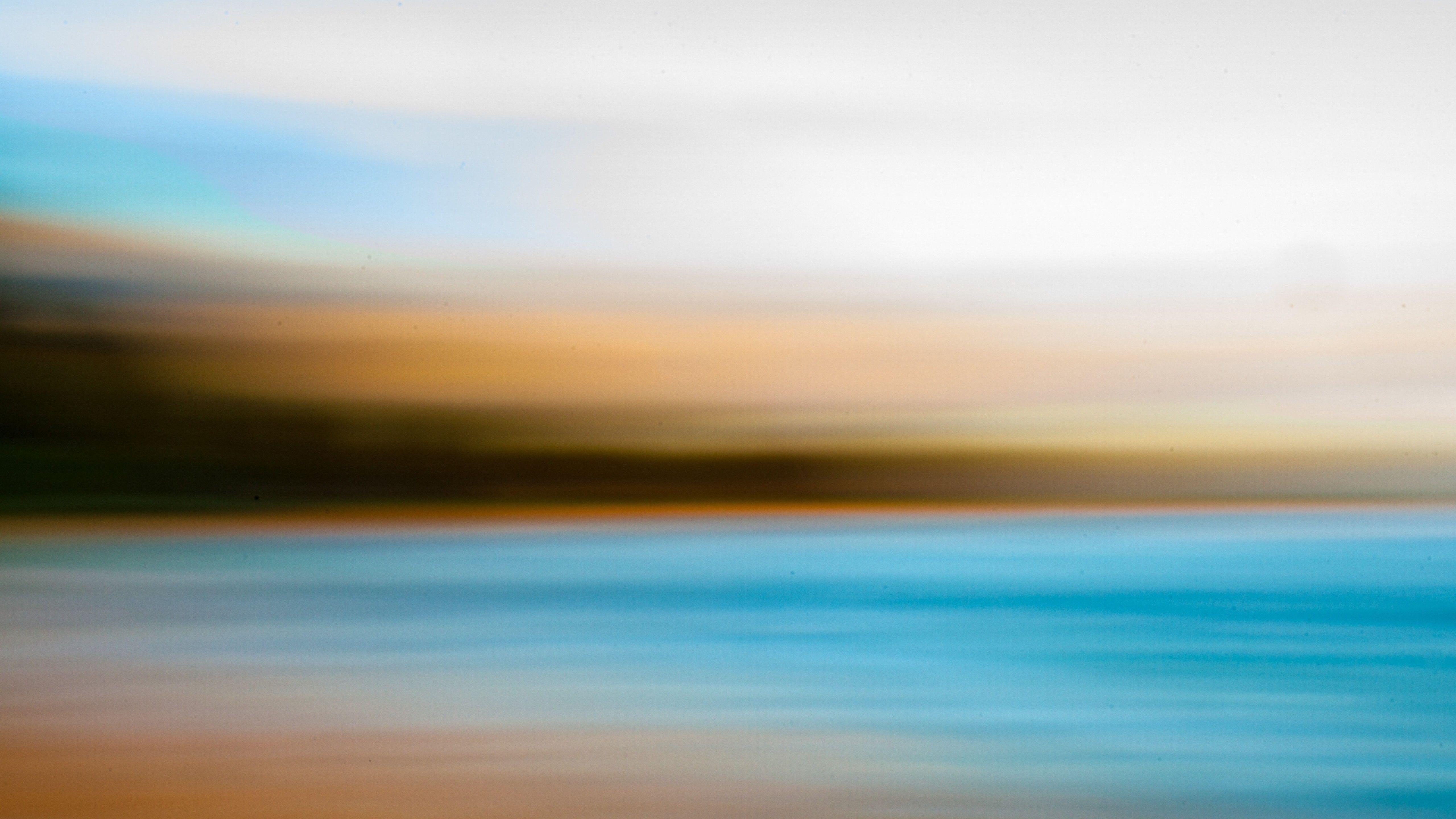 5120x2880 Natural Sea Abstract 5K Blur Wallpaper
