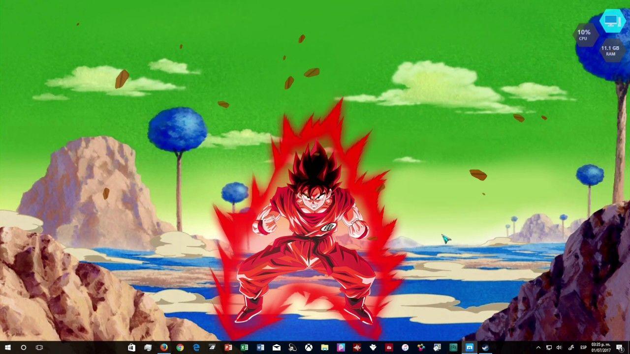 1280x720 wallpaper engine -goku kaioken