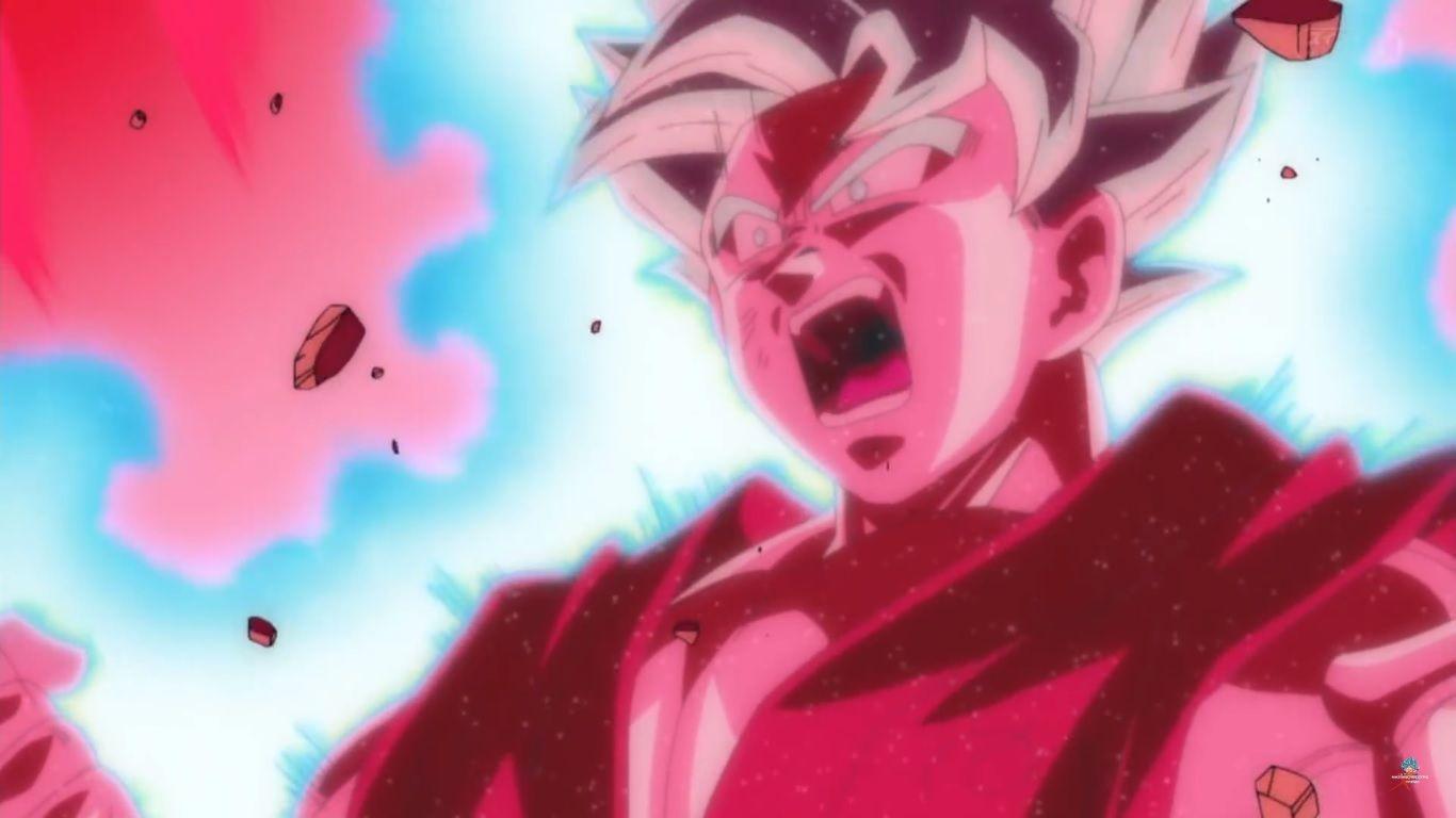 1366x768 SSGSS Goku Kaioken x10 Minimal Mobile Wallpaper