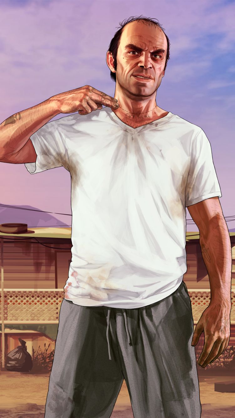 750x1334 Video Game, Grand Theft Auto