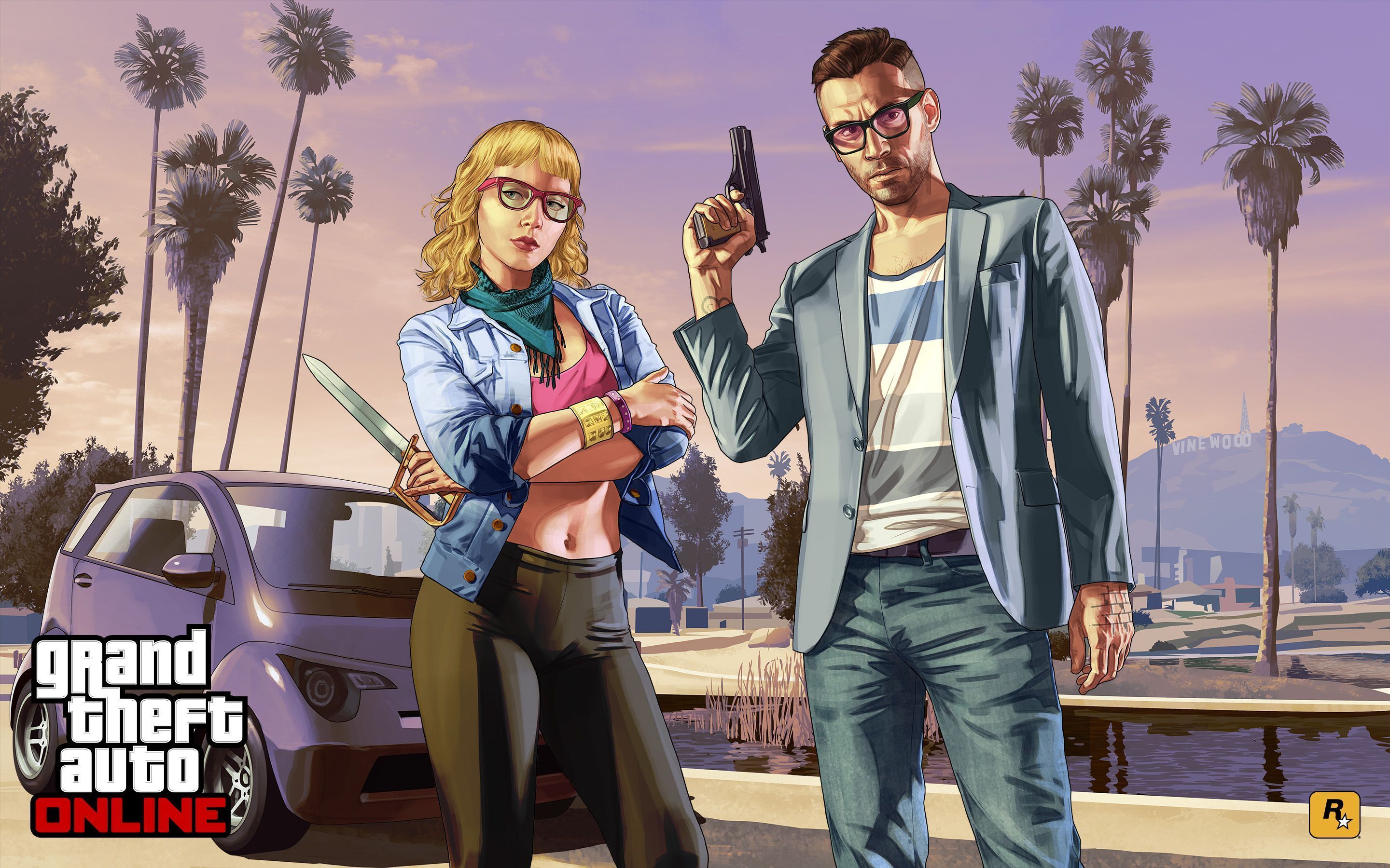 2880x1800 Video Game Grand Theft Auto V HD Wallpaper
