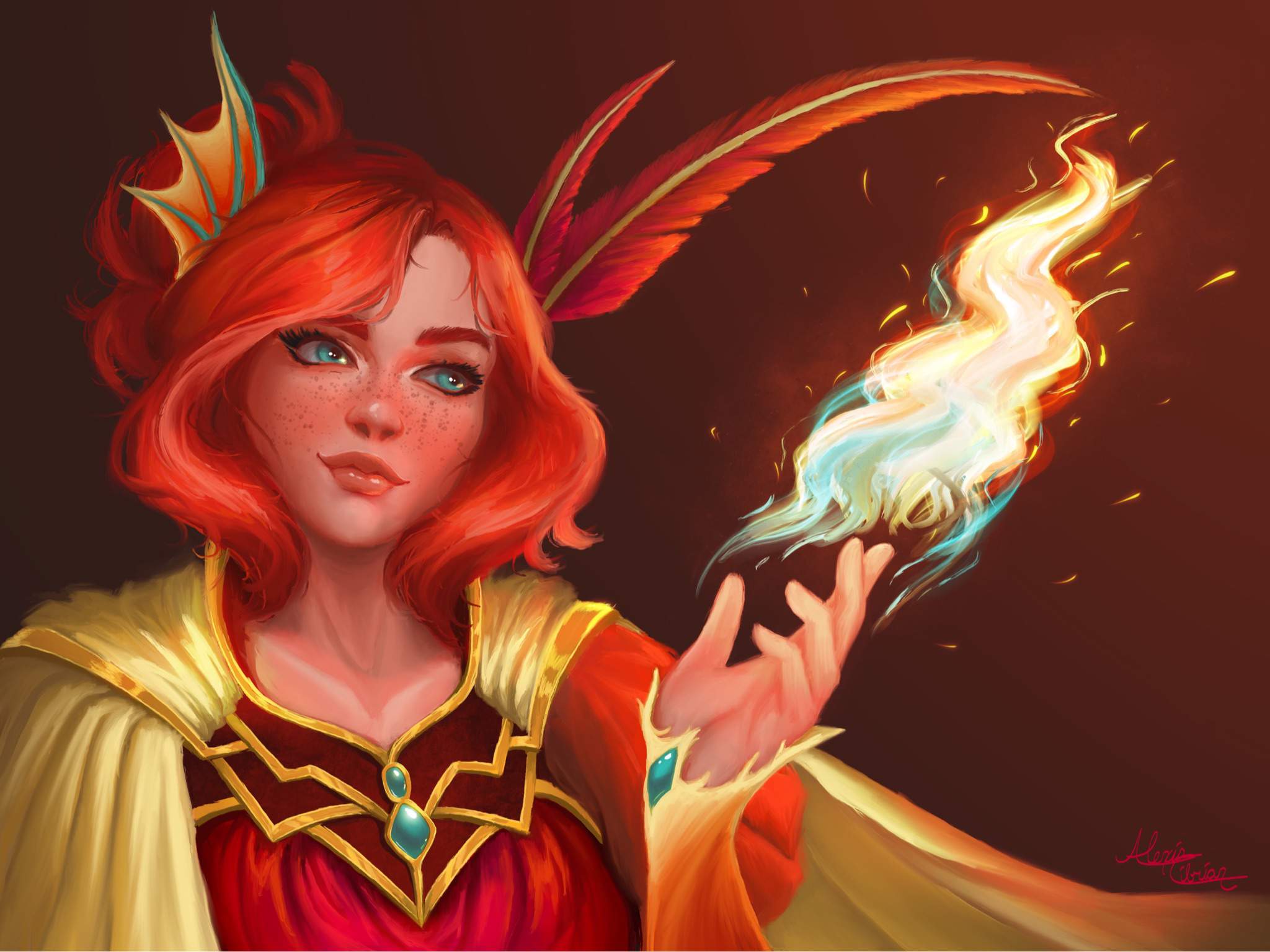 Fire Mage Wallpapers - Top Free Fire Mage Backgrounds - WallpaperAccess